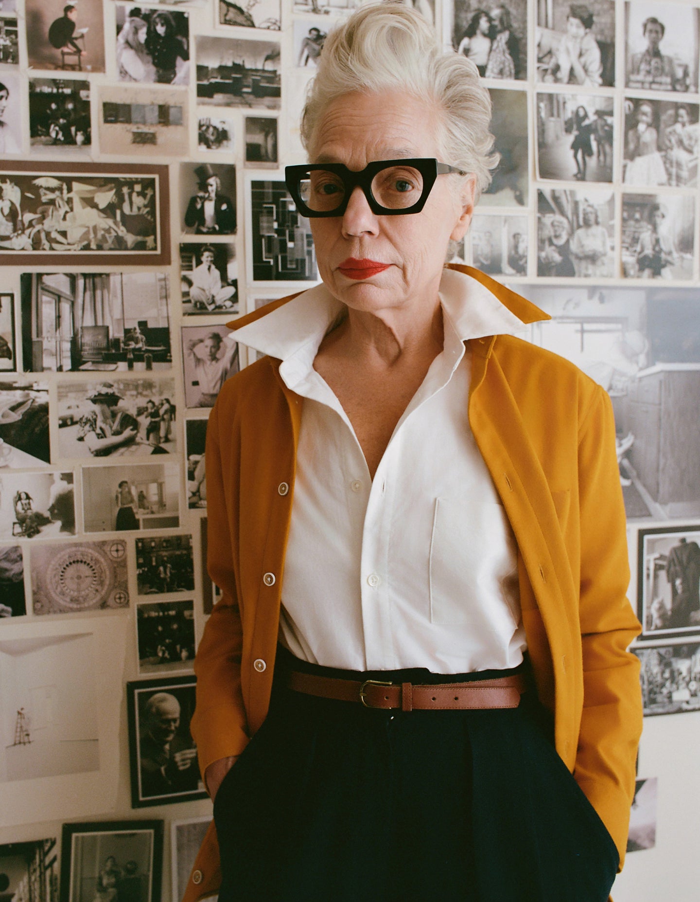 Vintage Caramel Brown Leather Belt