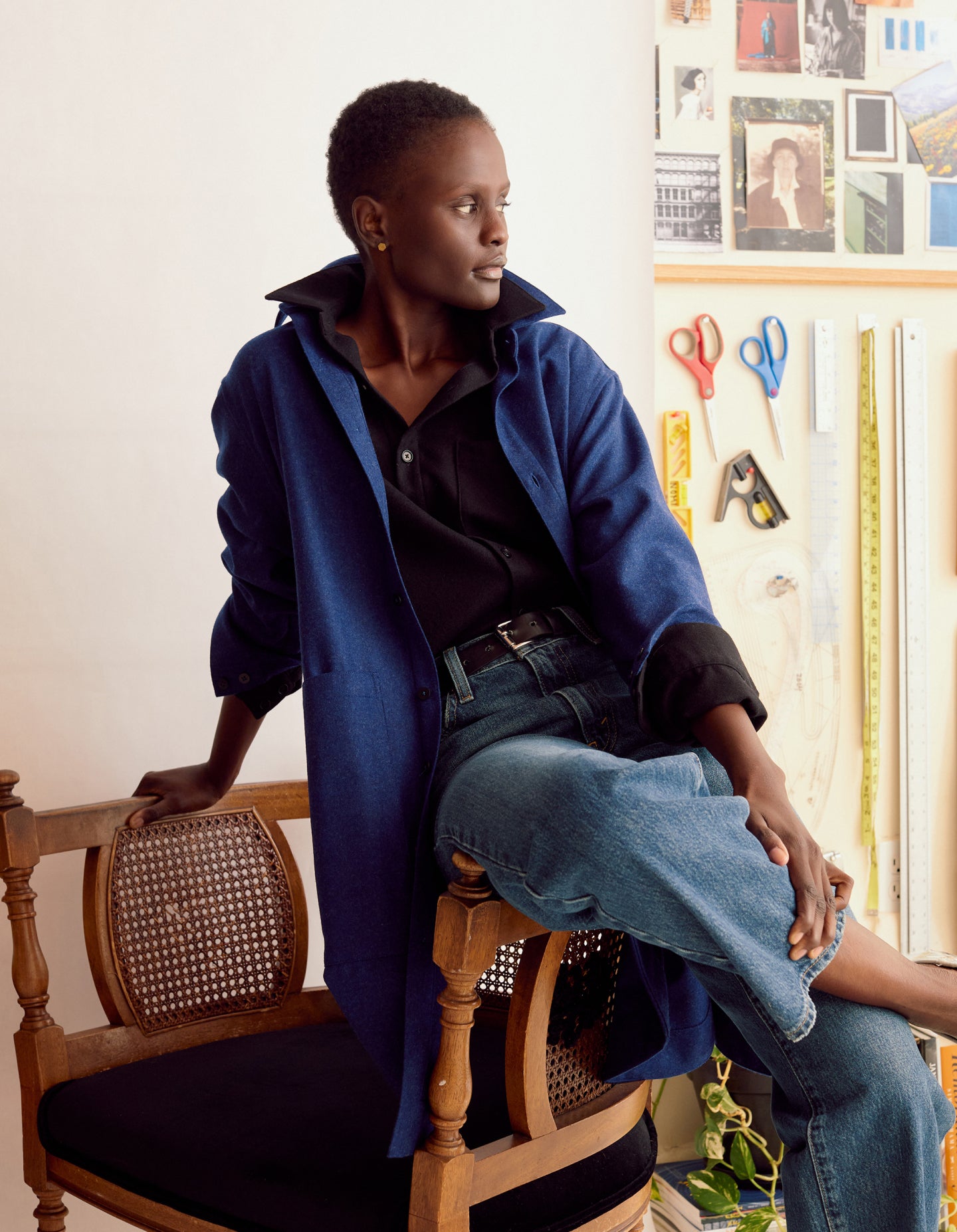 The Shirtdress (Moonlight Blue Merino Wool)