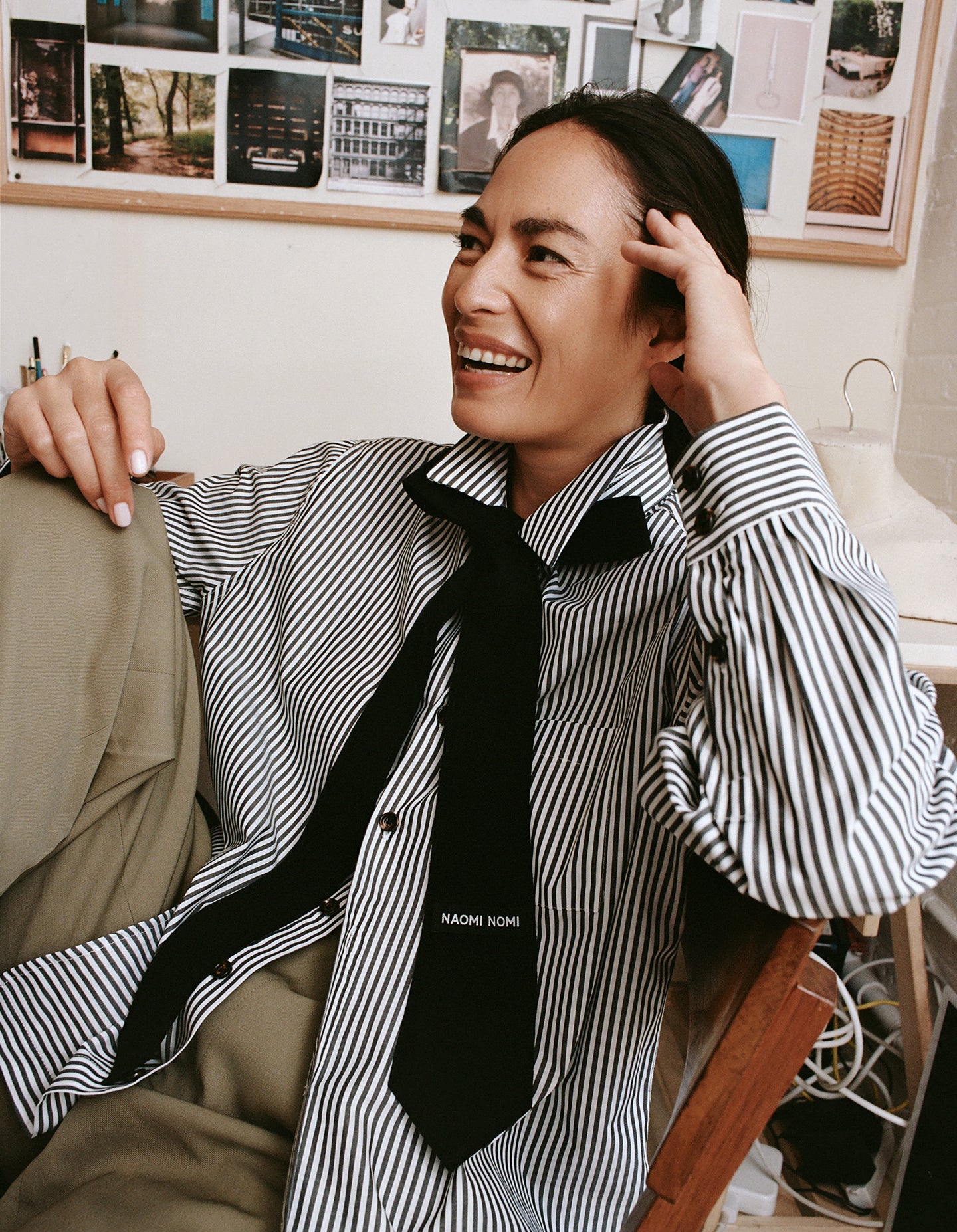 Vintage Olive Cuffed Trouser