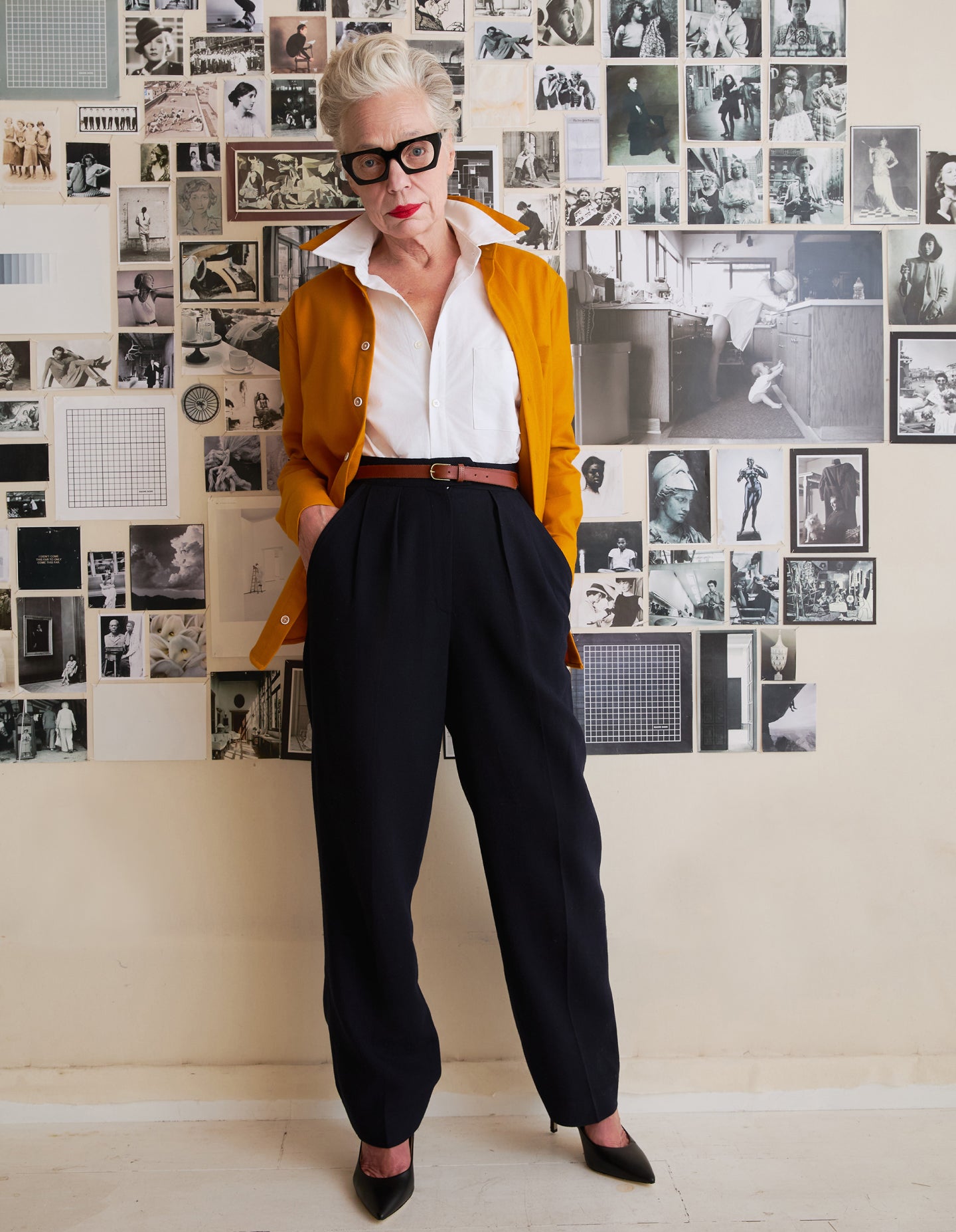 Vintage Caramel Brown Leather Belt