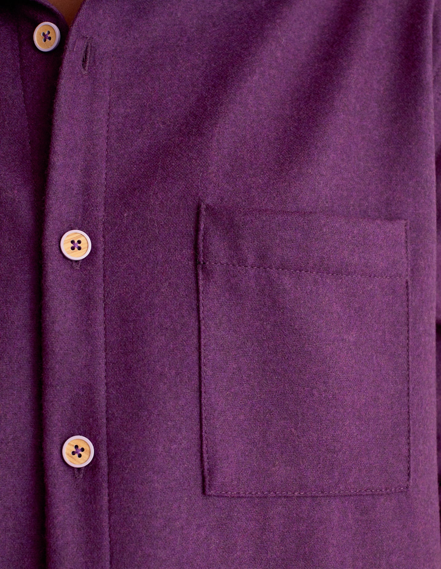 Lavender Painted Olivewood (Buttons)