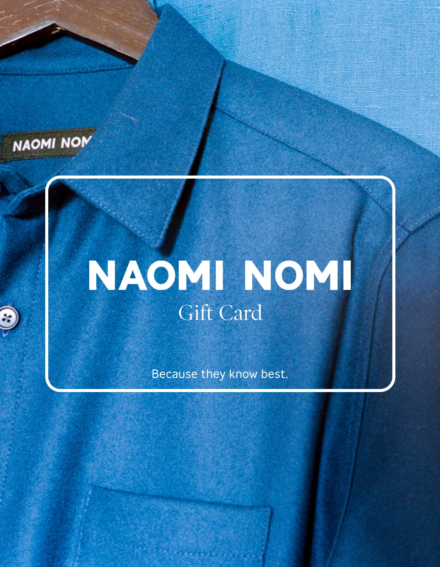NAOMI NOMI Gift Card (& Free Swatch Card)