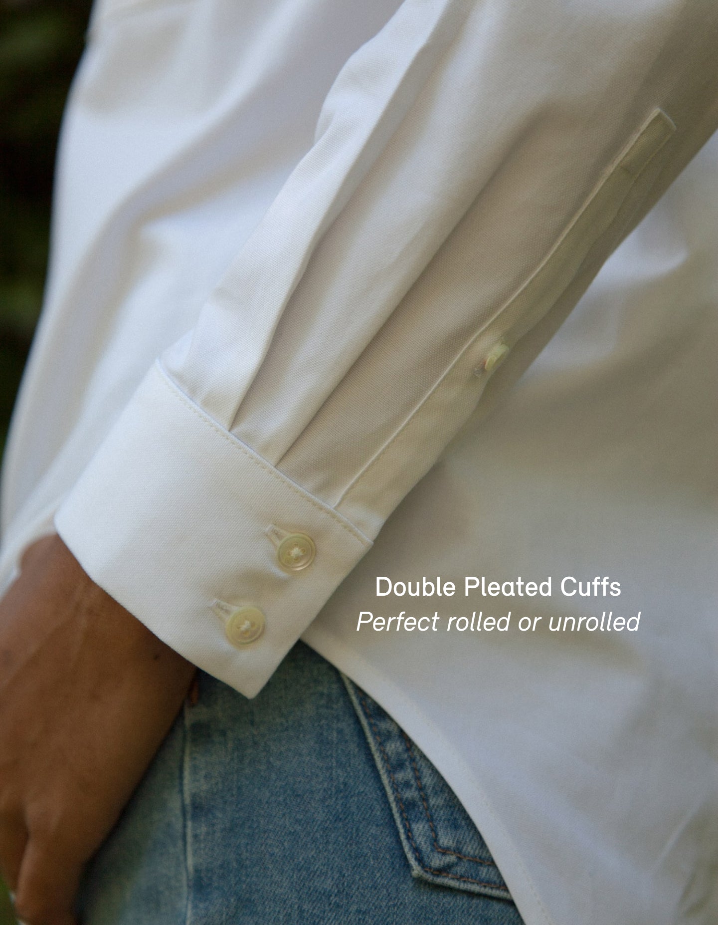 The New Oxford (Crisp White Organic Cotton)