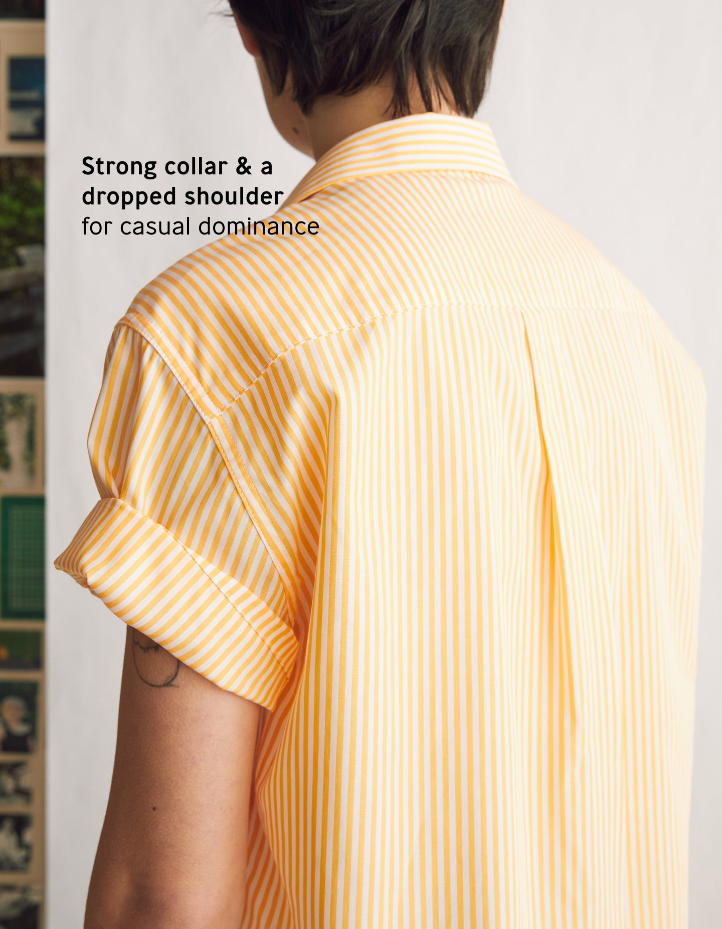 Short Sleeve Oxford (Summer Job Stripe Cotton)