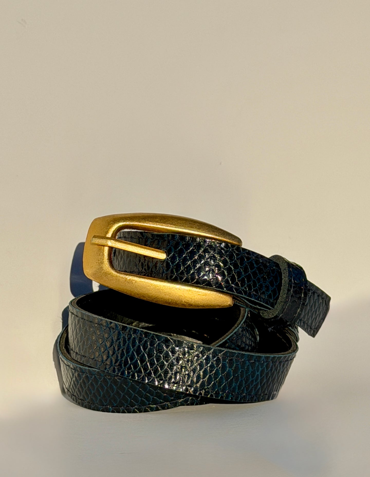 Vintage Navy Lizard Belt