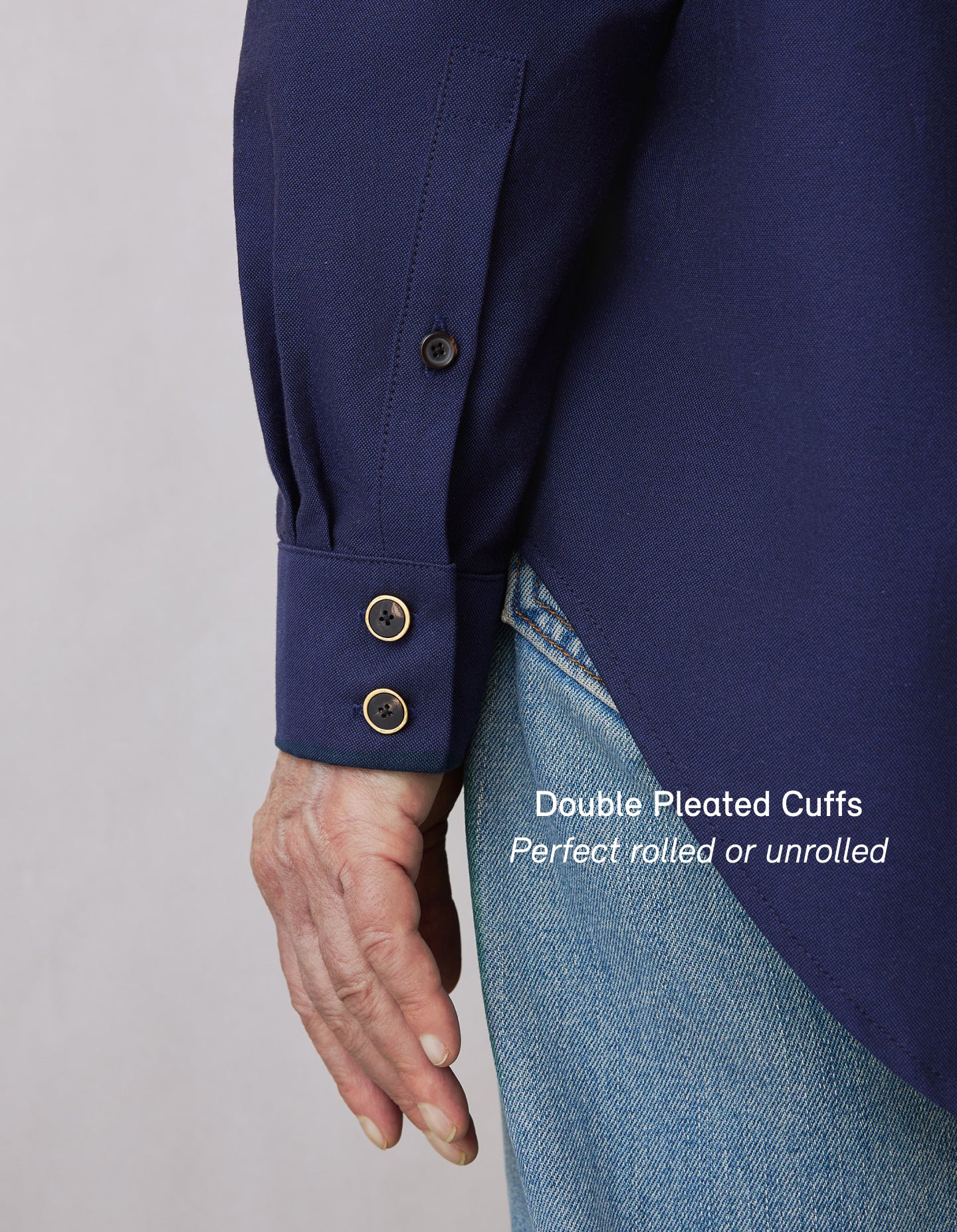 The New Oxford (Ballpoint Blue Cotton)