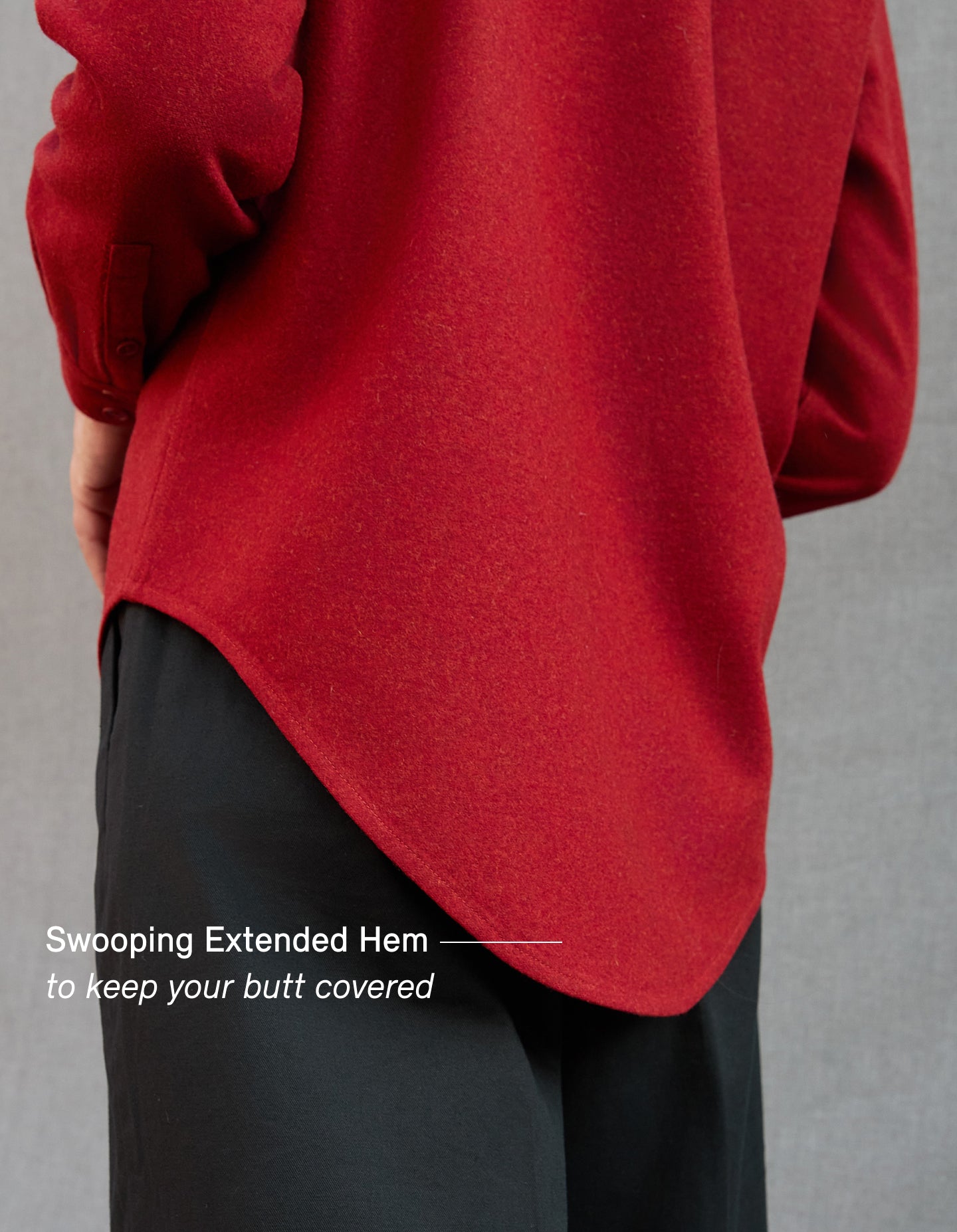 The New Oxford (Period Red Merino Wool)