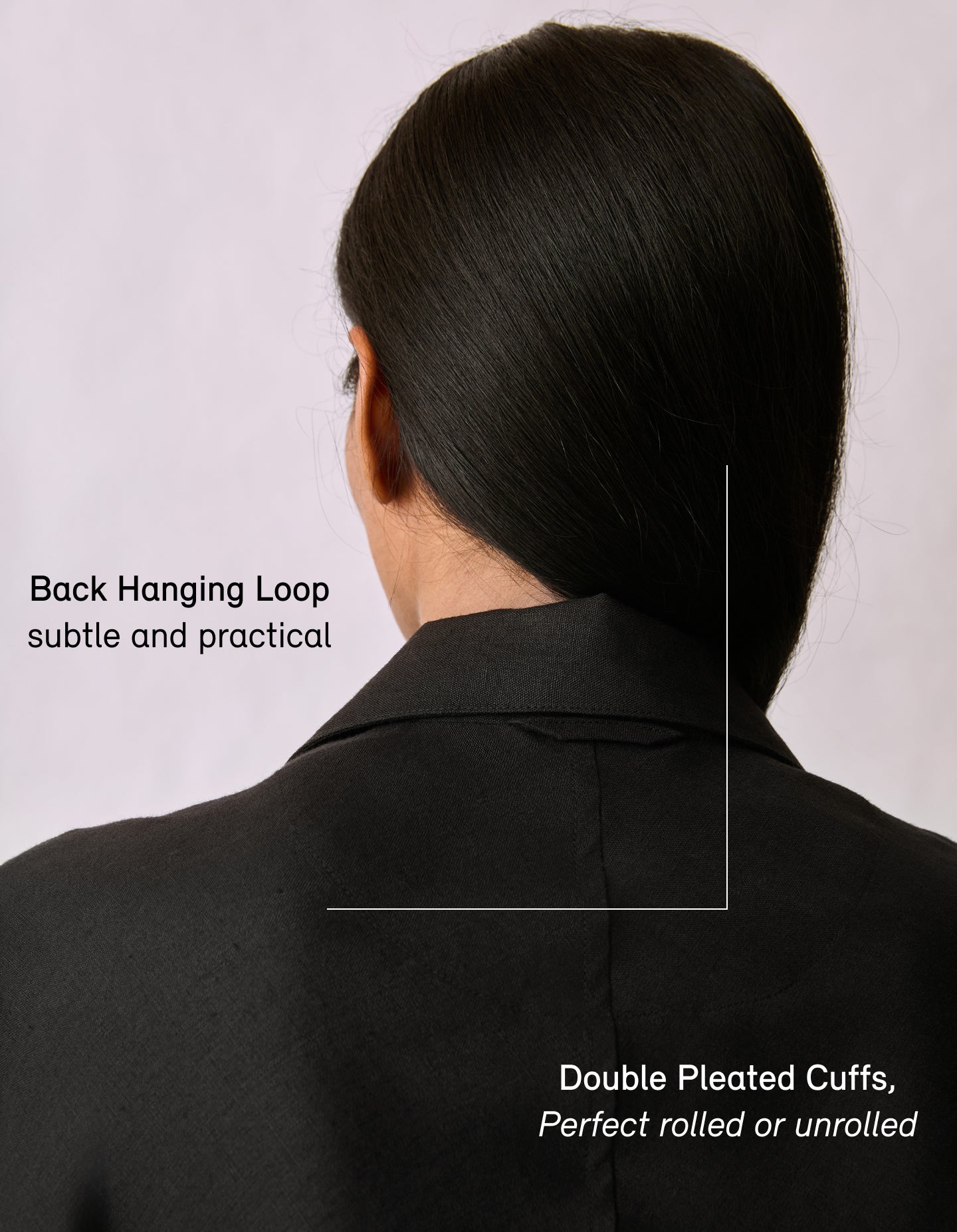 The Linen Chore Coat (Redacted Black Linen)