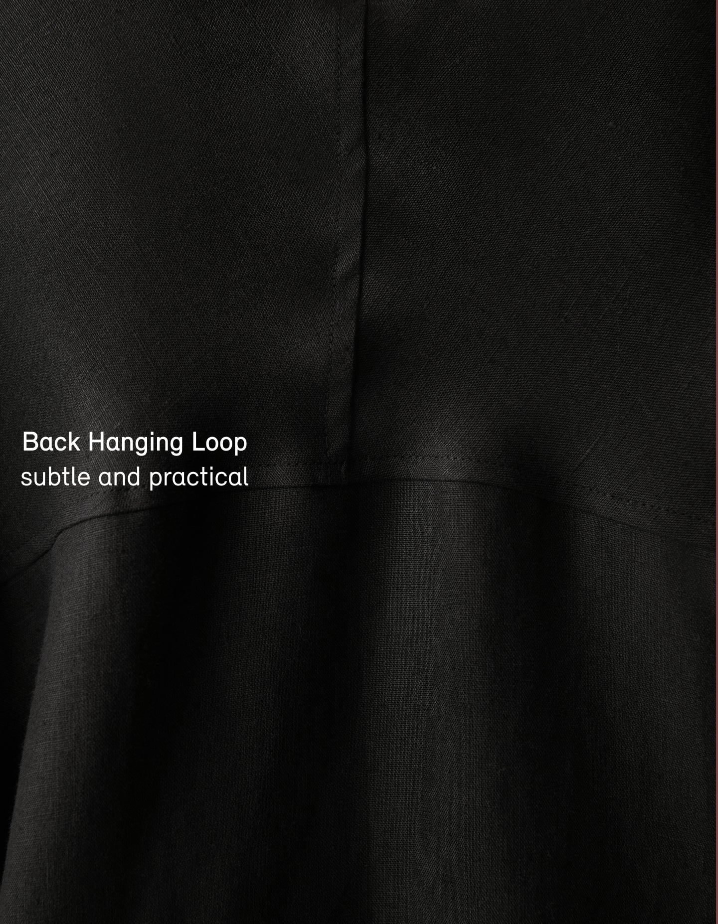 The Linen Chore Coat (Redacted Black Linen)