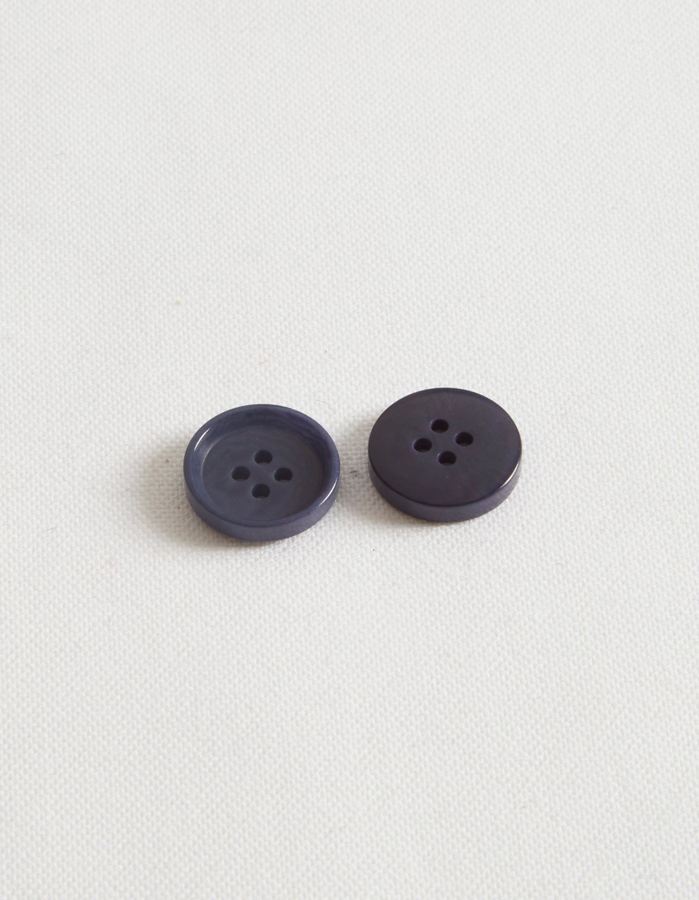 Navy Raised Rim Corozo (Buttons)