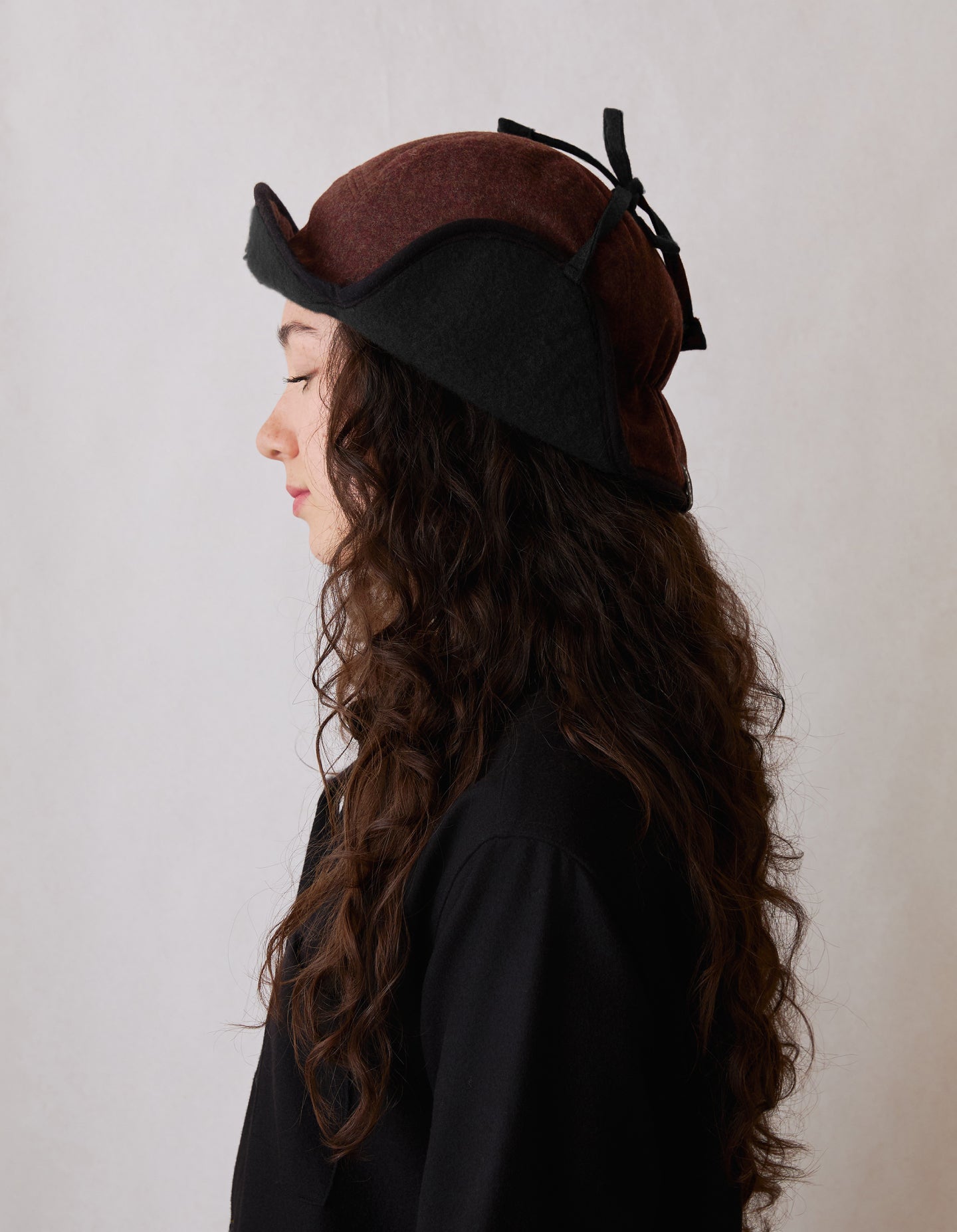 The Trapper Hat (Truffle Merino Wool)