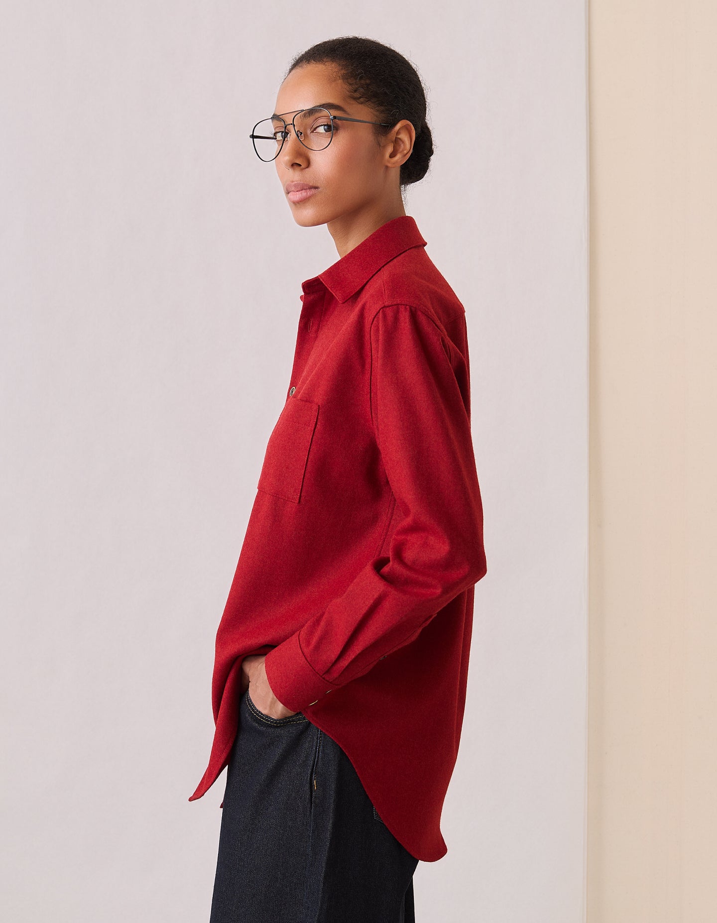 The New Oxford (Period Red Merino Wool)