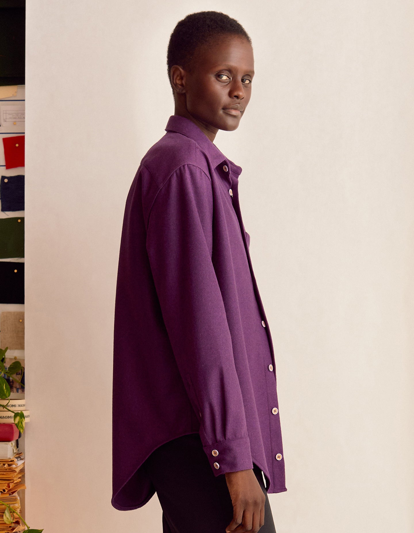 The New Oxford (Big Purple Merino Wool)