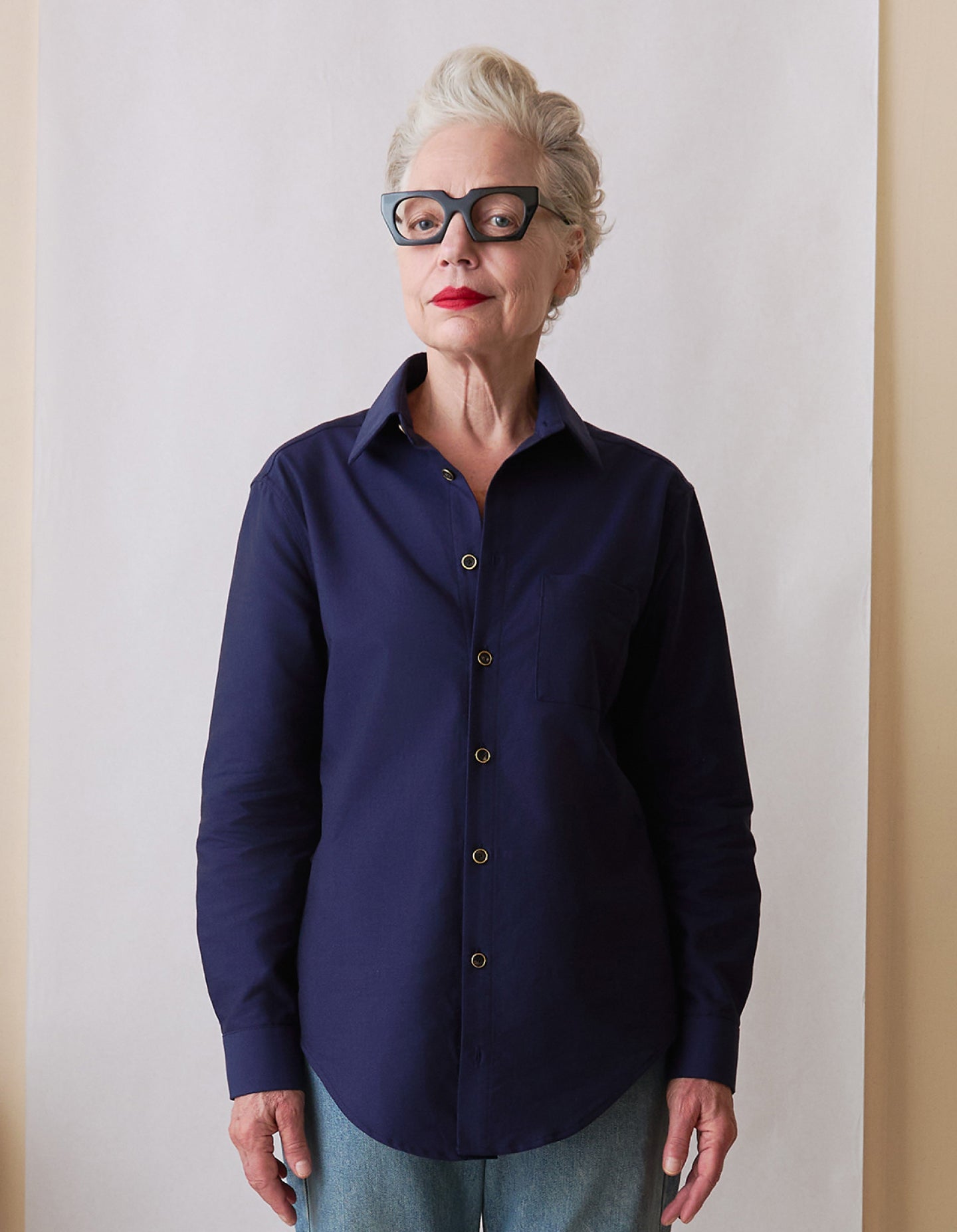 The New Oxford (Ballpoint Blue Cotton)