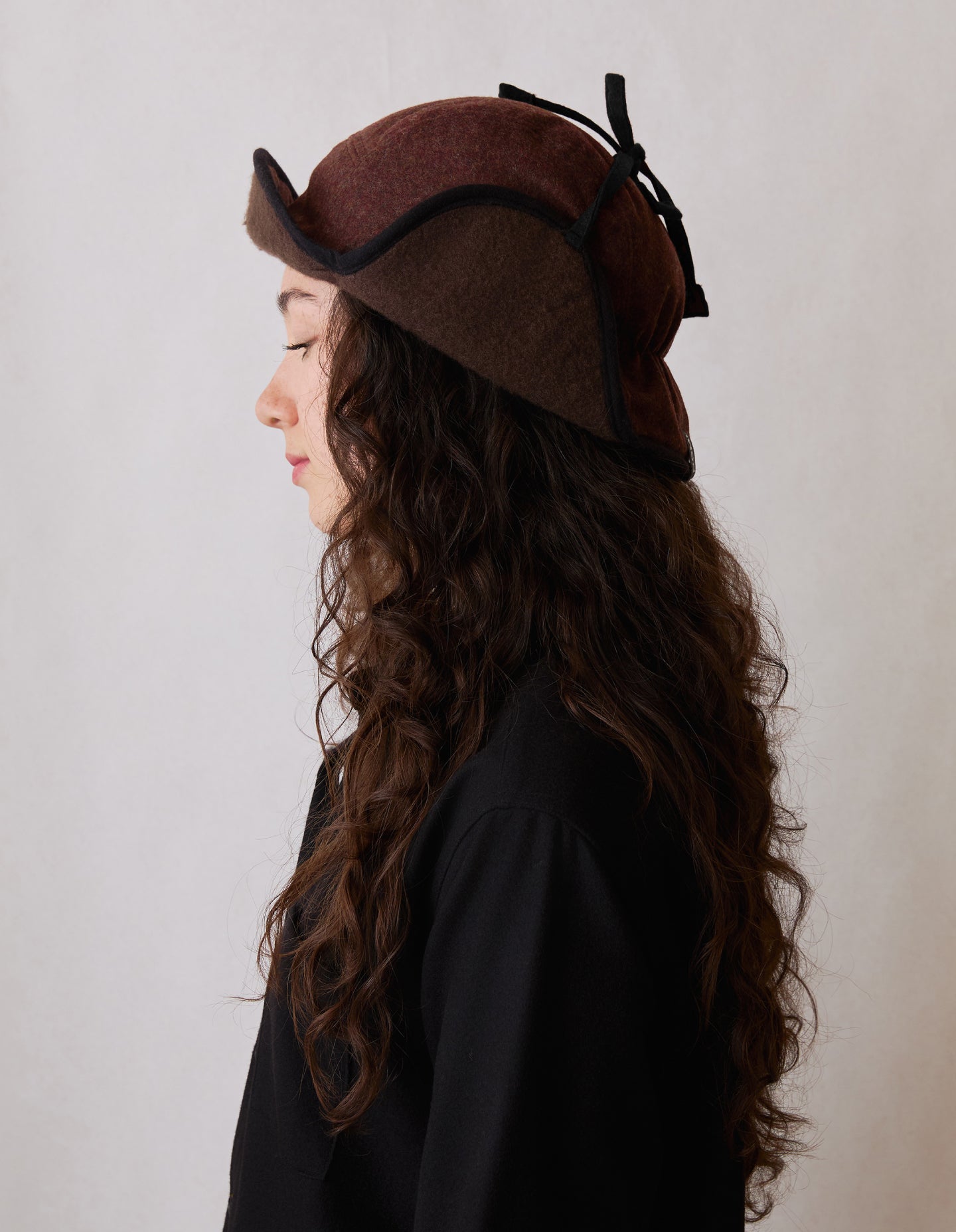 The Trapper Hat (Truffle Merino Wool)