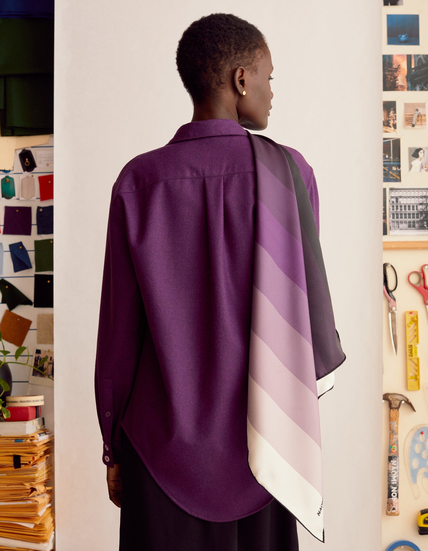 The New Oxford (Big Purple Merino Wool)