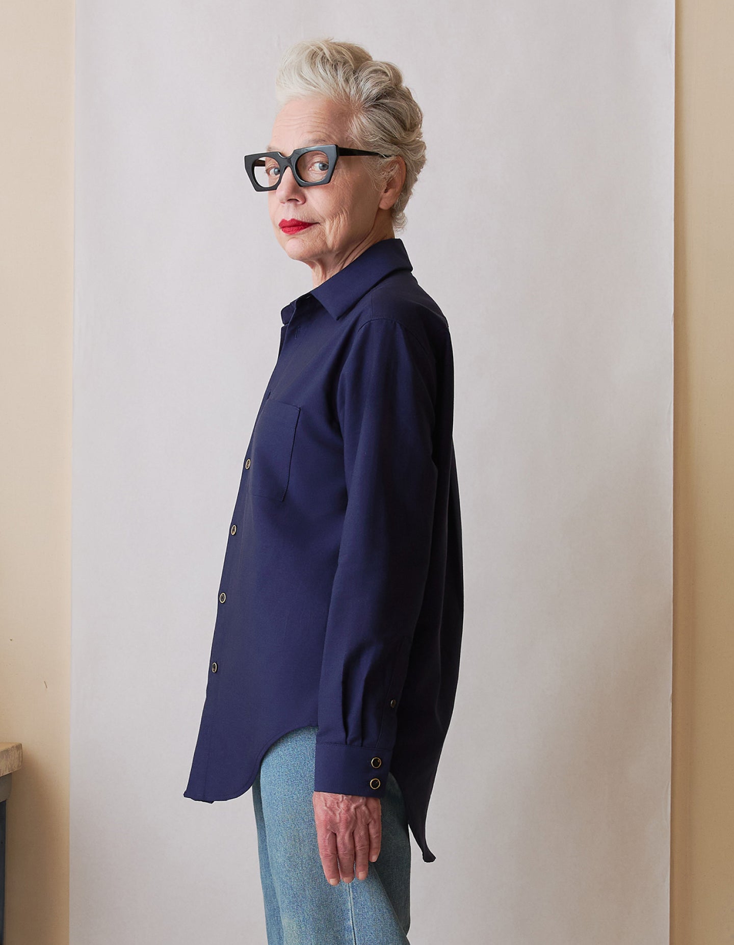 The New Oxford (Ballpoint Blue Cotton)