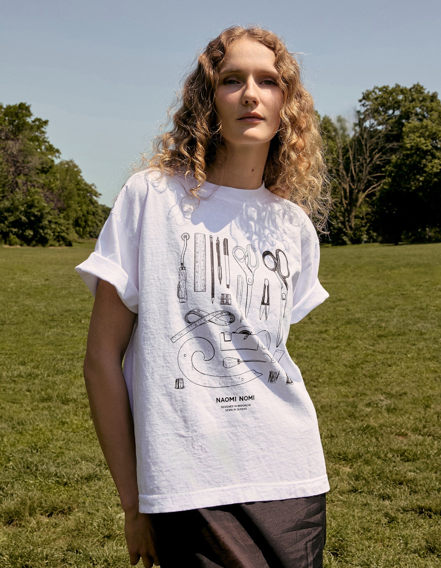 The Maker's Tee (Blank White Upcycled Cotton)