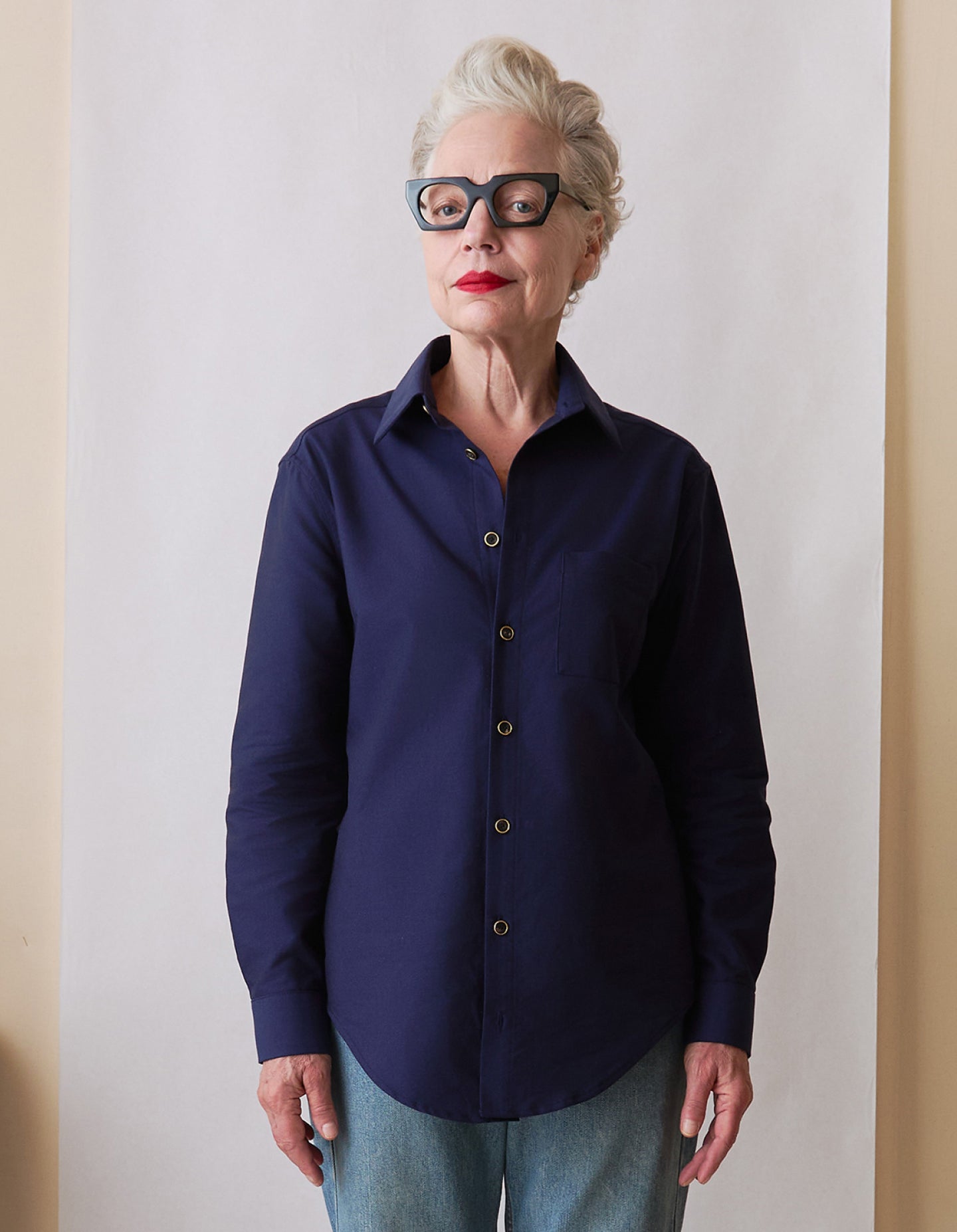 The New Oxford (Ballpoint Blue Cotton)