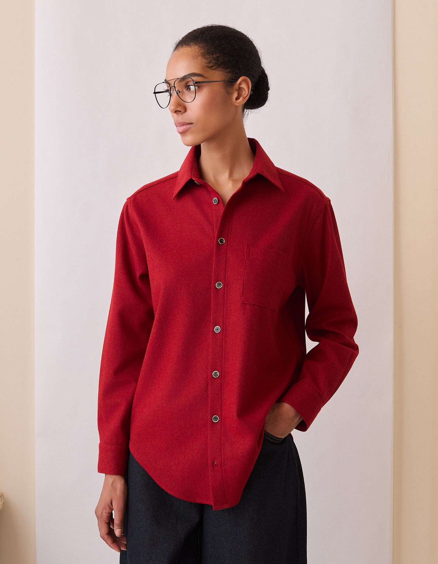 The New Oxford (Period Red Merino Wool)