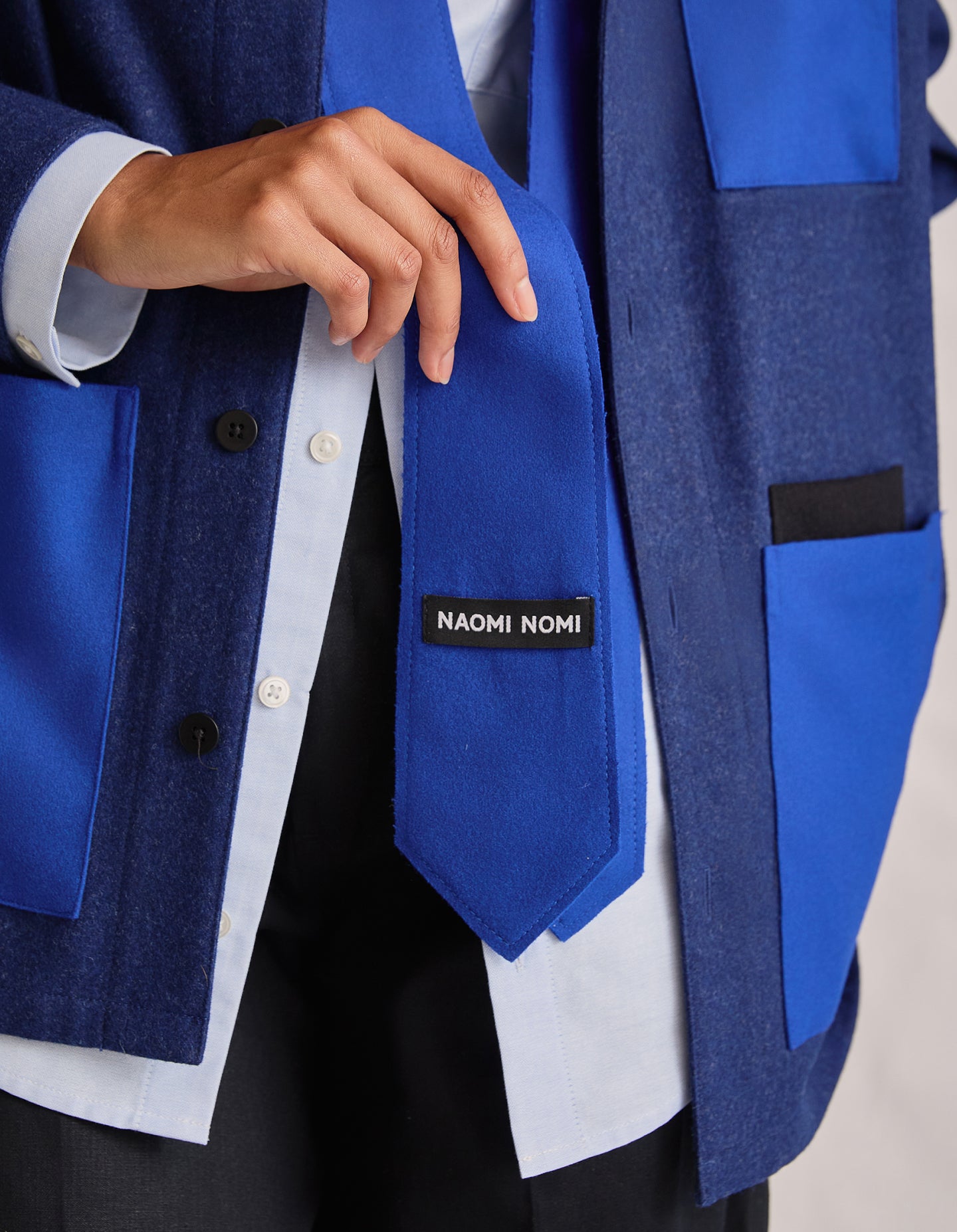 The Tie (Electrical Blue Merino Wool)