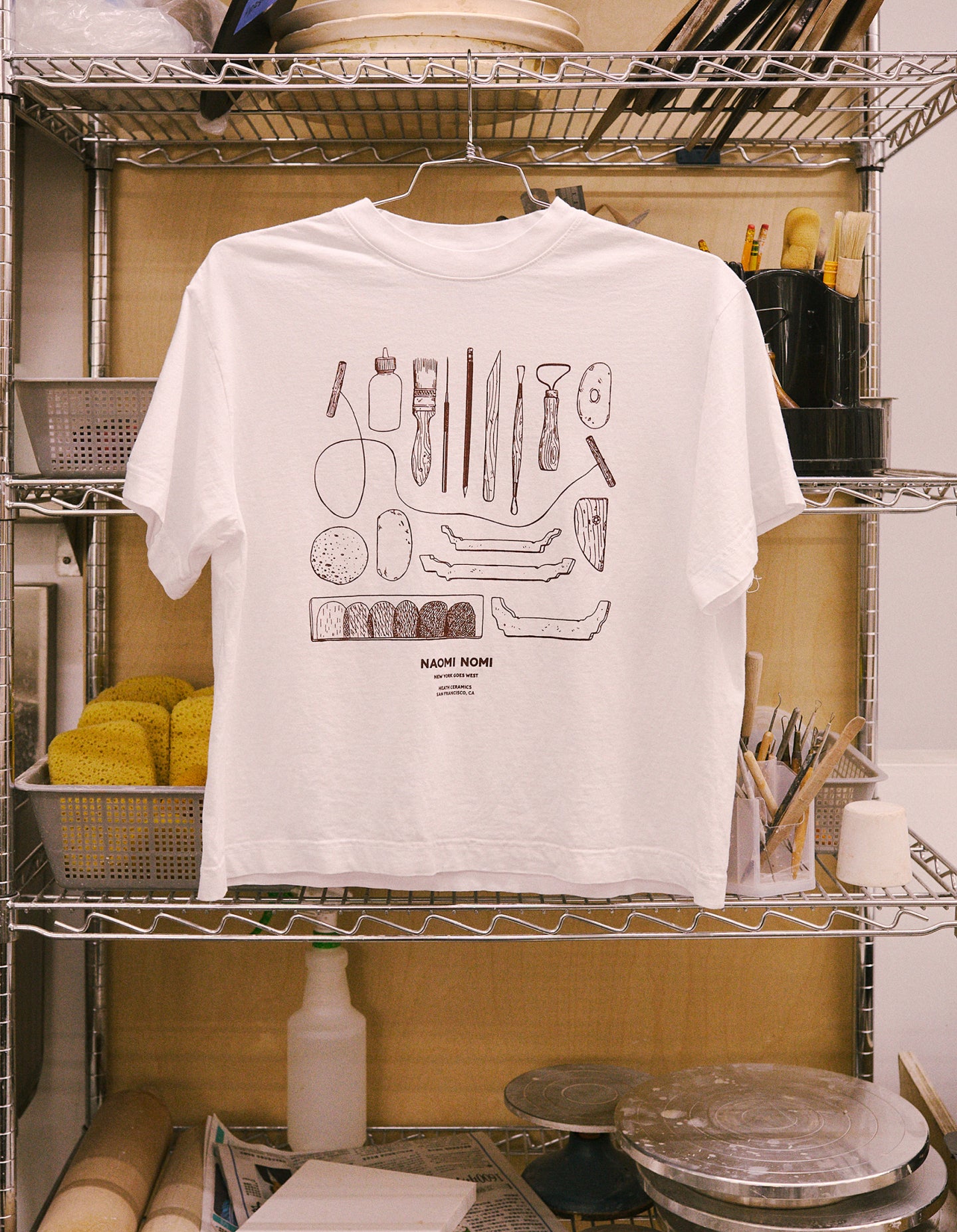 The Maker's Tee: Ceramics Edition (Blank White Upcycled Cotton)