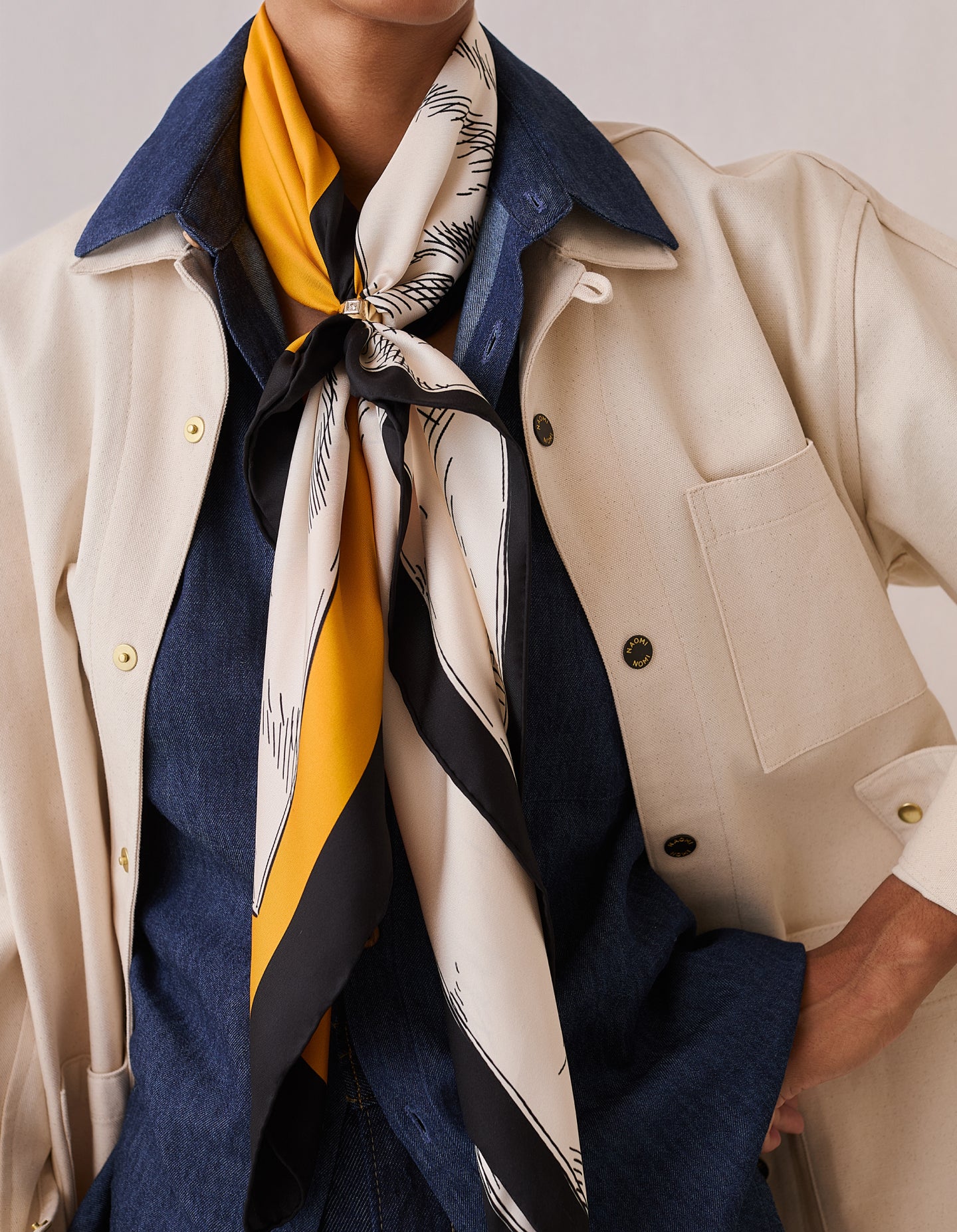 The Scarf Scarf (Lamplight Silk Twill)