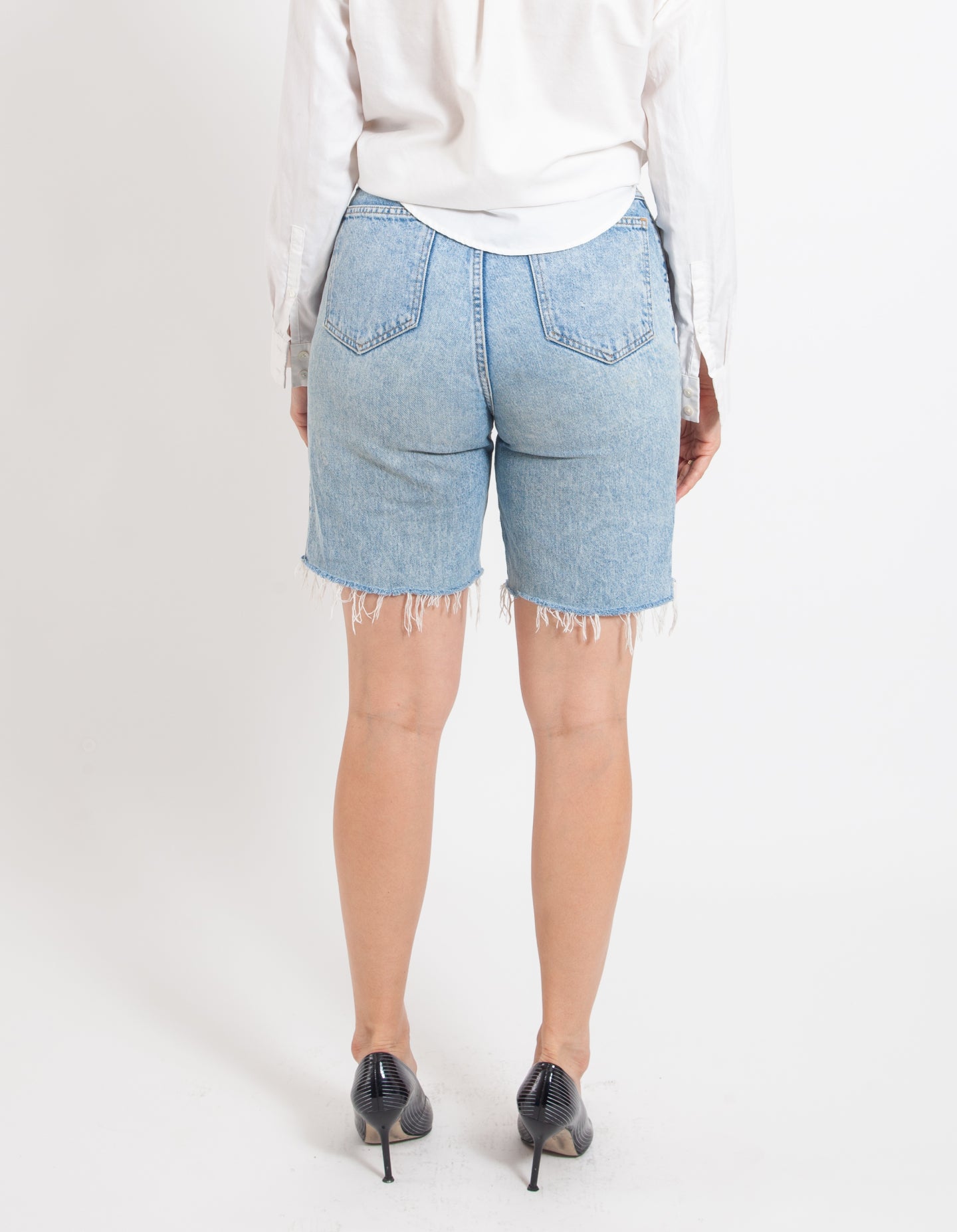 Vintage Distressed Denim Shorts