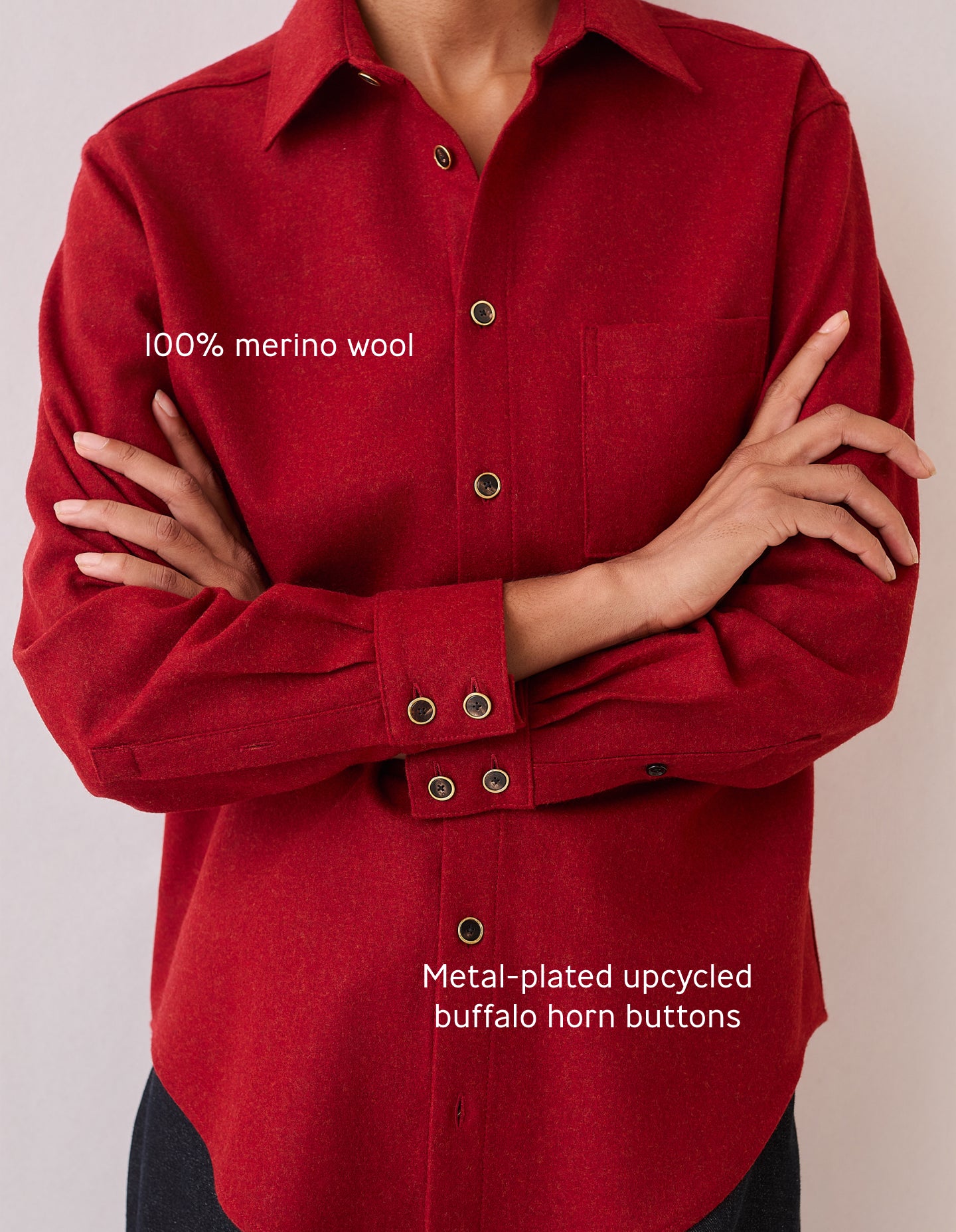 The New Oxford (Period Red Merino Wool)