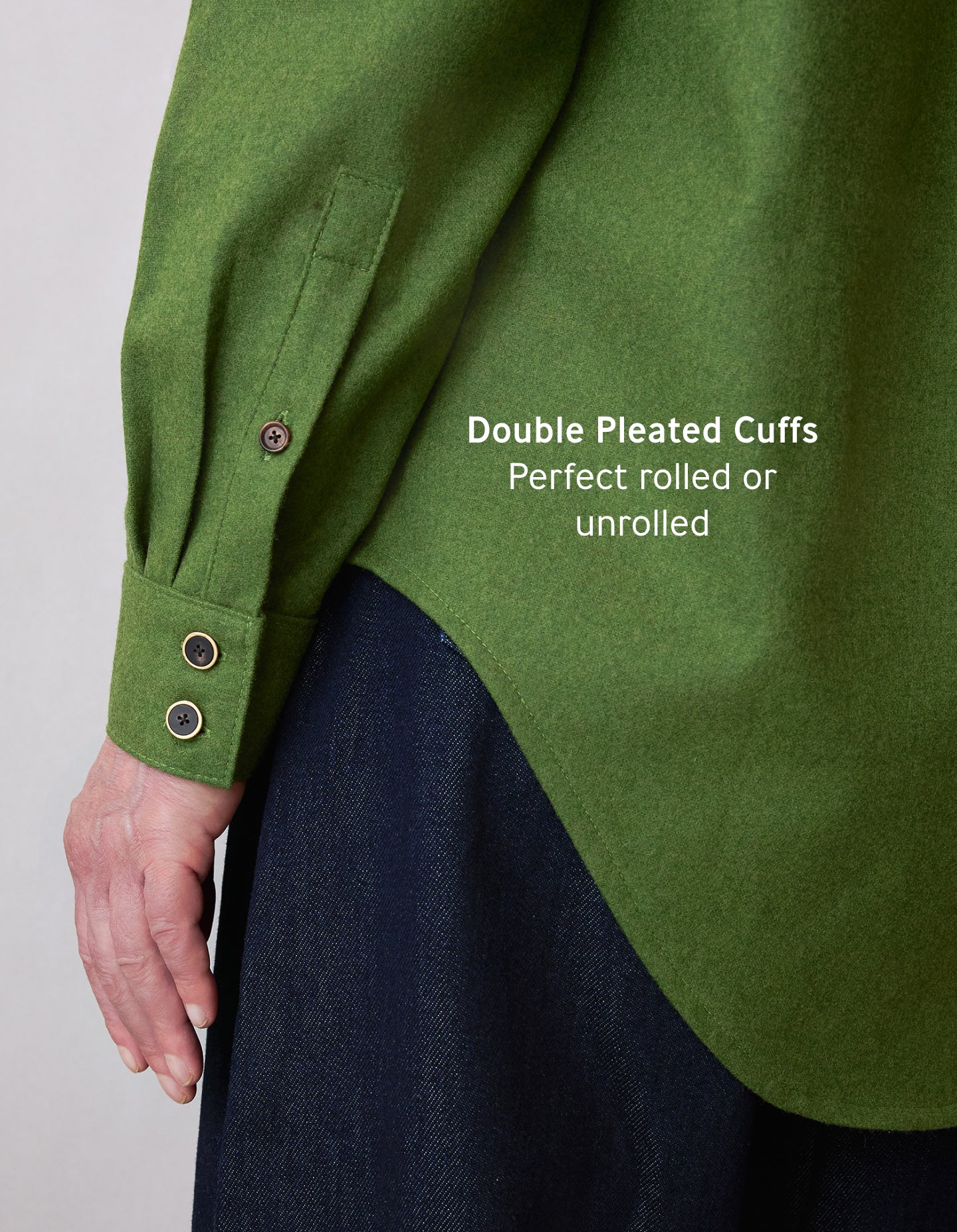 The New Oxford (Noble Green Merino Wool)