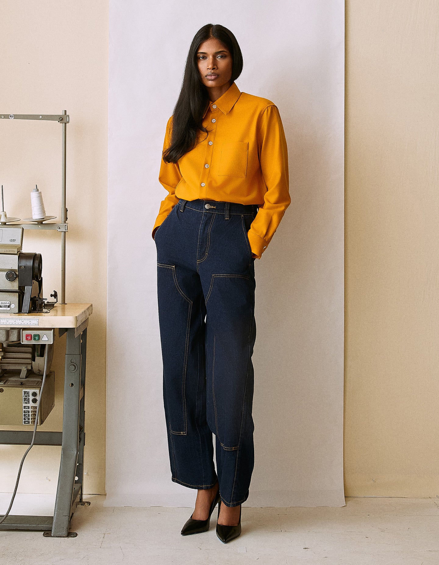 The New Oxford (Pencils Down Merino Wool)