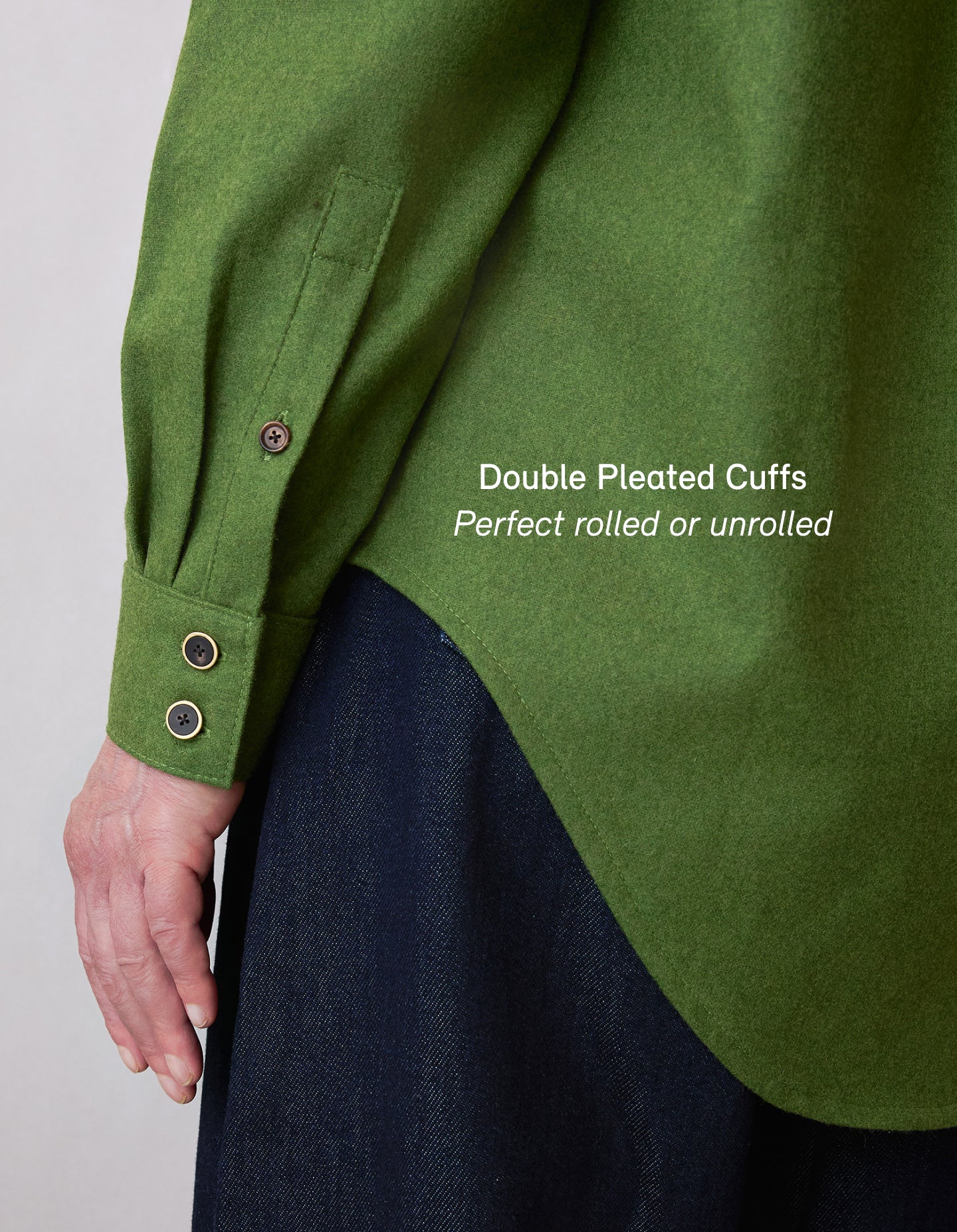 The New Oxford (Noble Green Merino Wool)