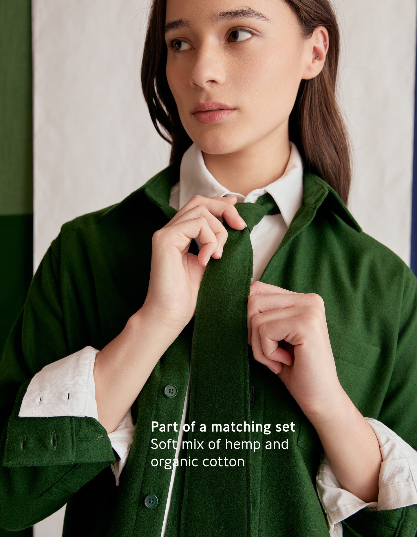 The Tie (Exacting Green Merino Wool)