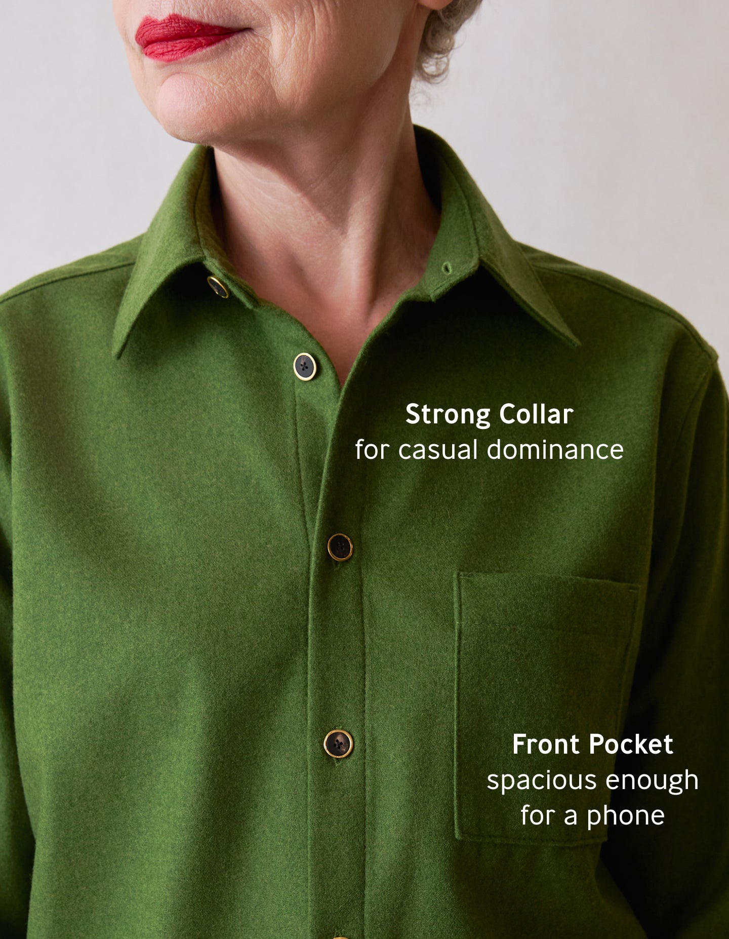The New Oxford (Noble Green Merino Wool)