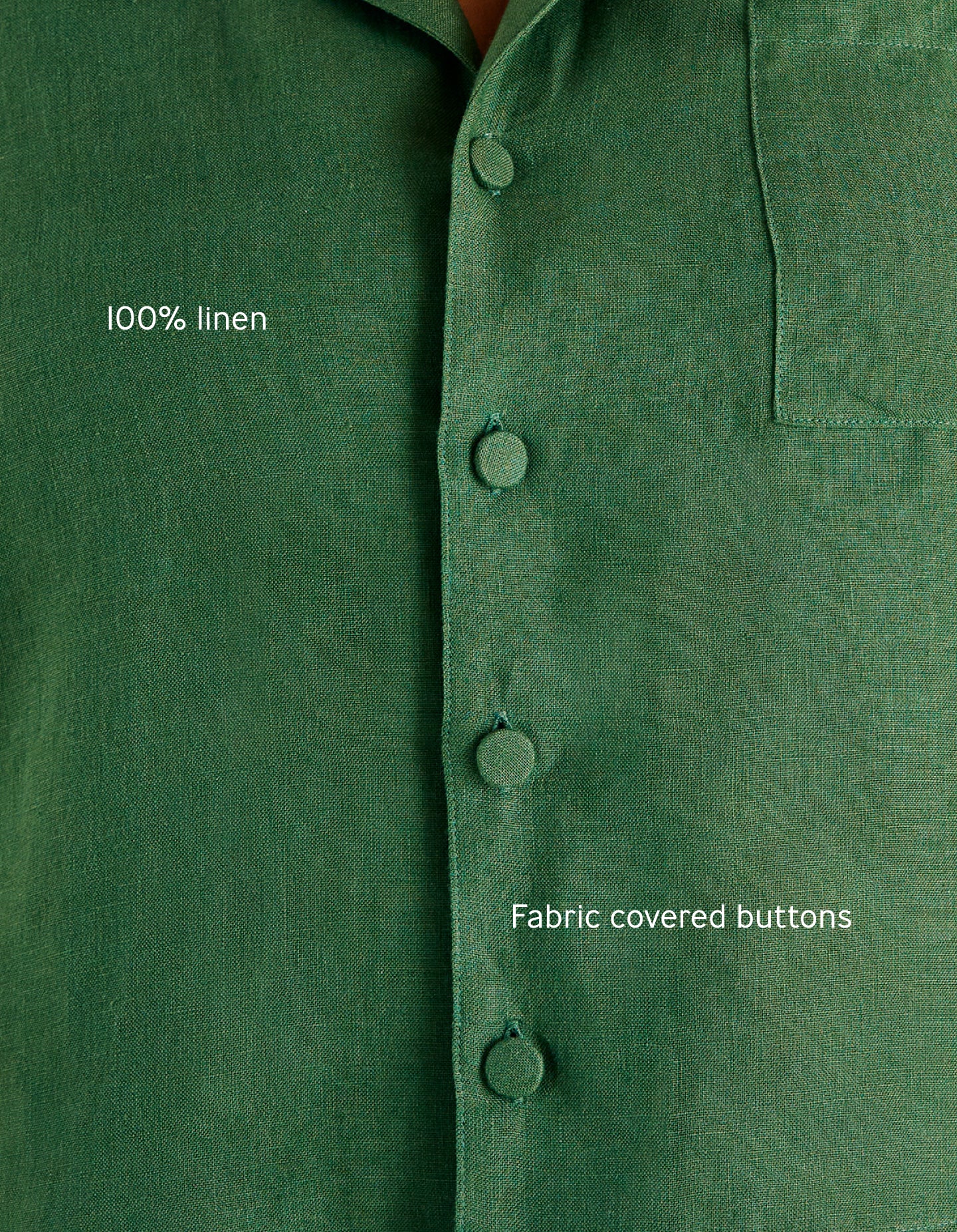 The Studio Shirt (Prospect Green Linen)