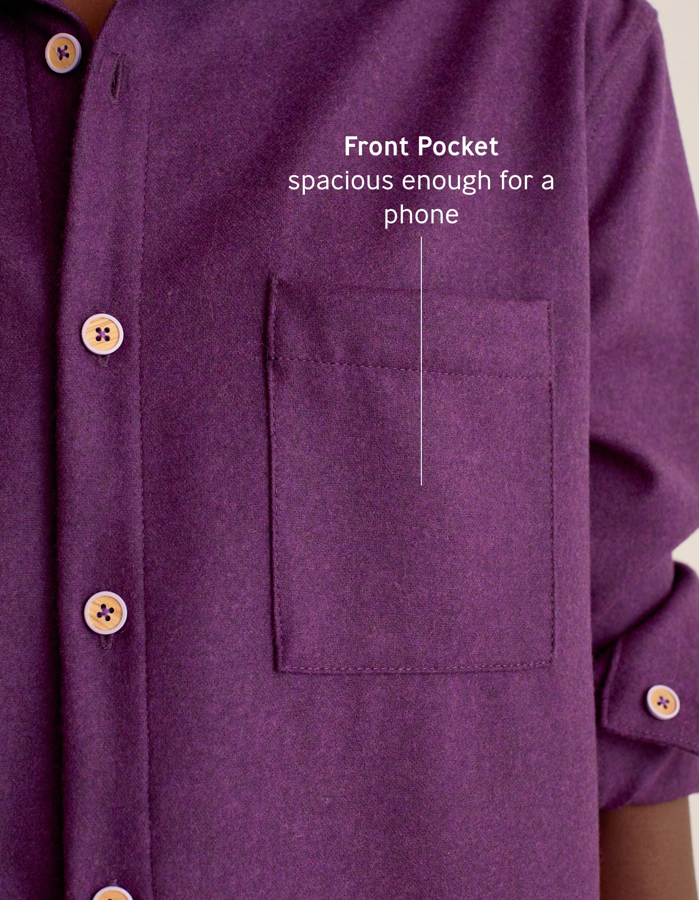 The New Oxford (Big Purple Merino Wool)