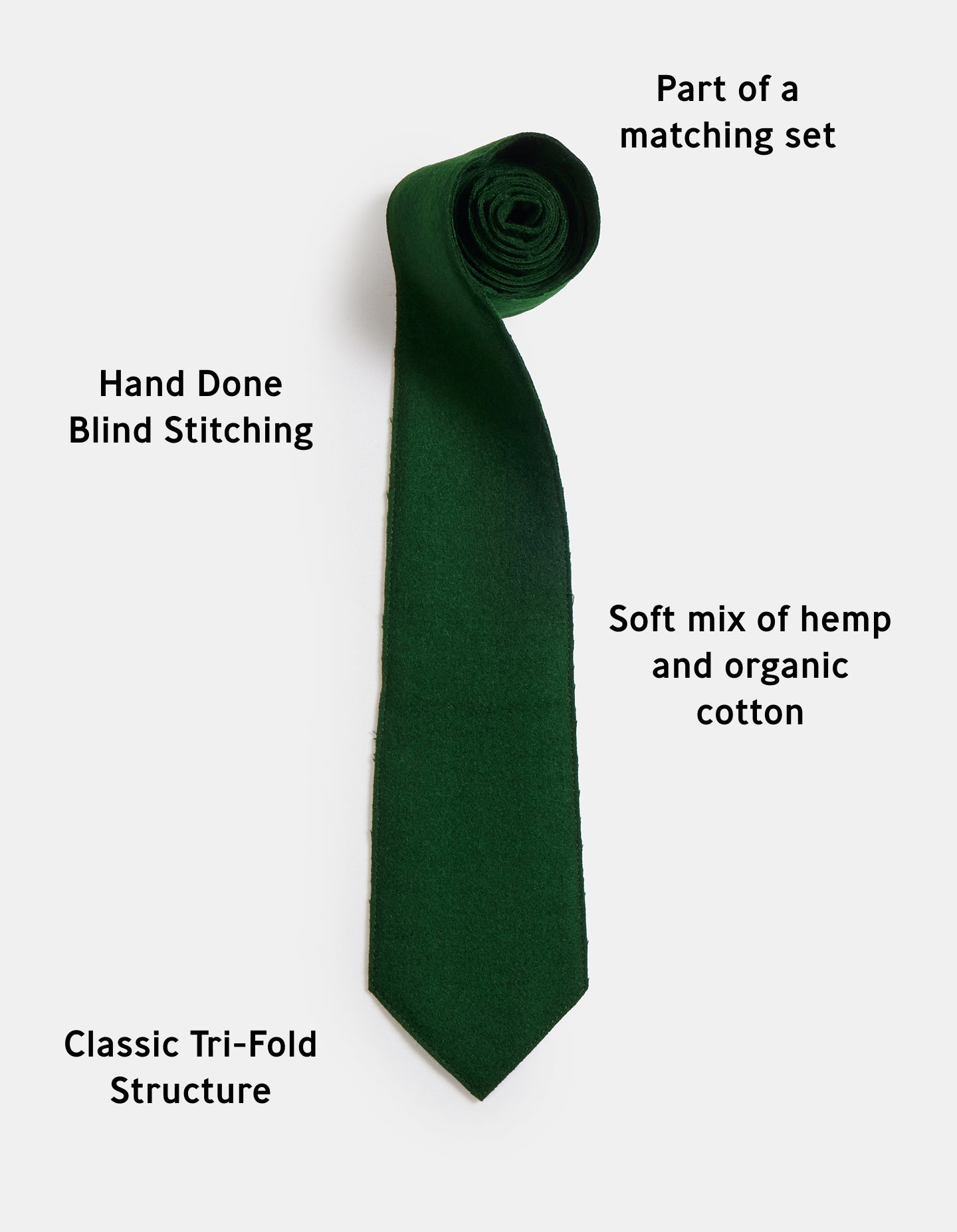 The Tie (Exacting Green Merino Wool)
