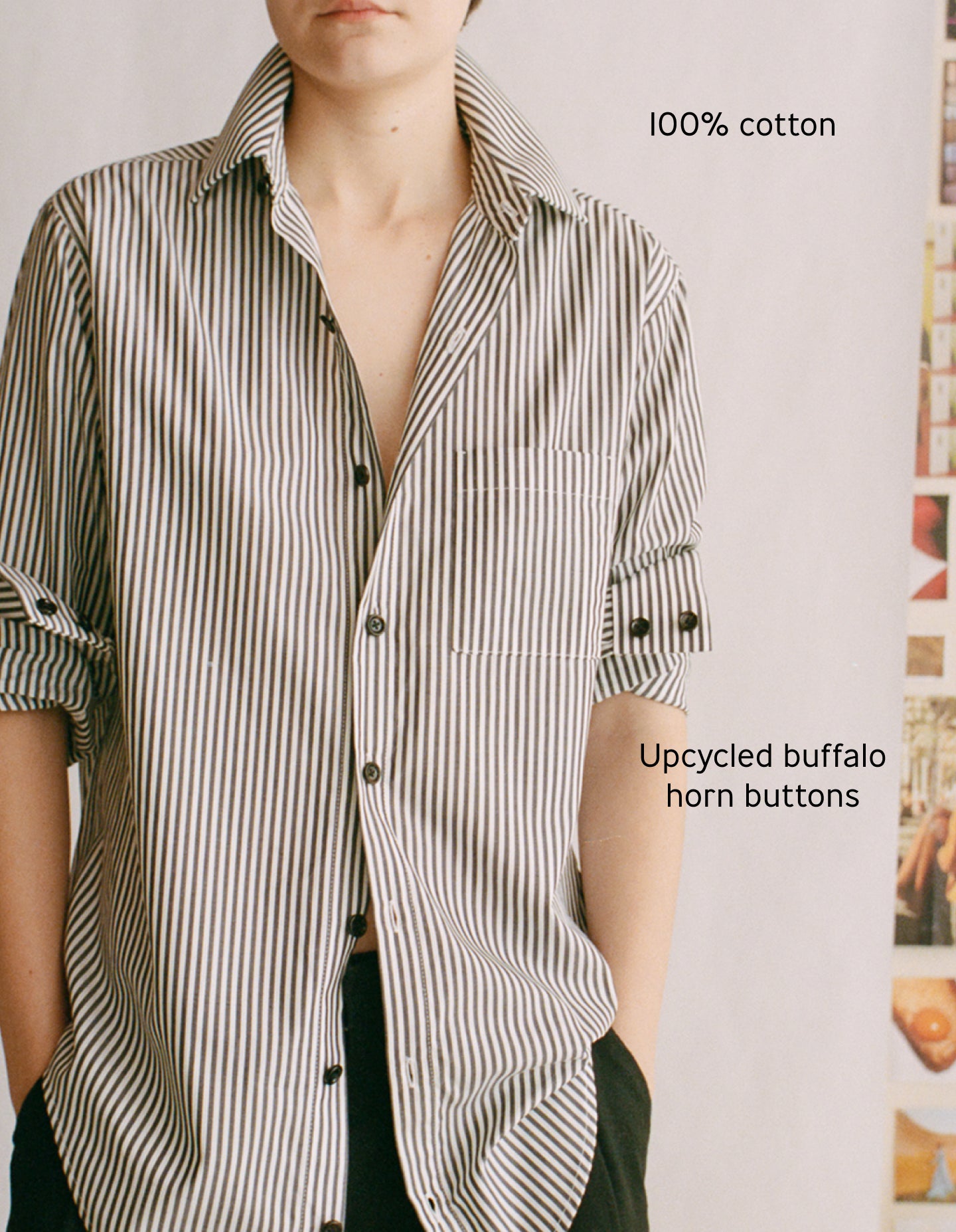 The New Oxford (Straight Edge Stripe Cotton)