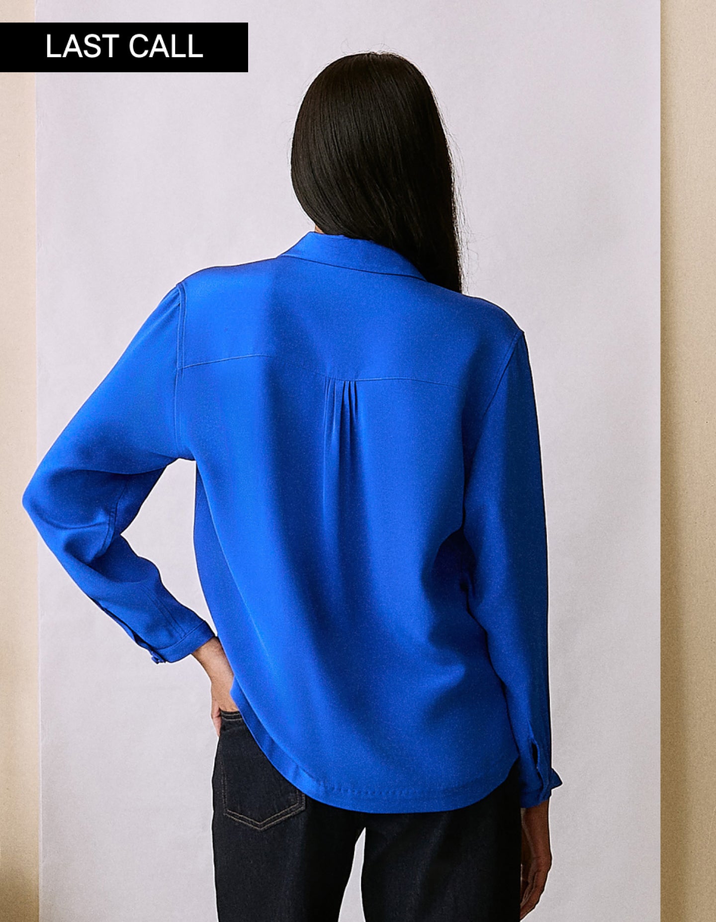 The Silk Shirt (Electrical Blue Silk)