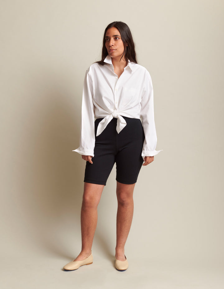 The Commuter Shorts (Organic Cotton Ponte de Roma)