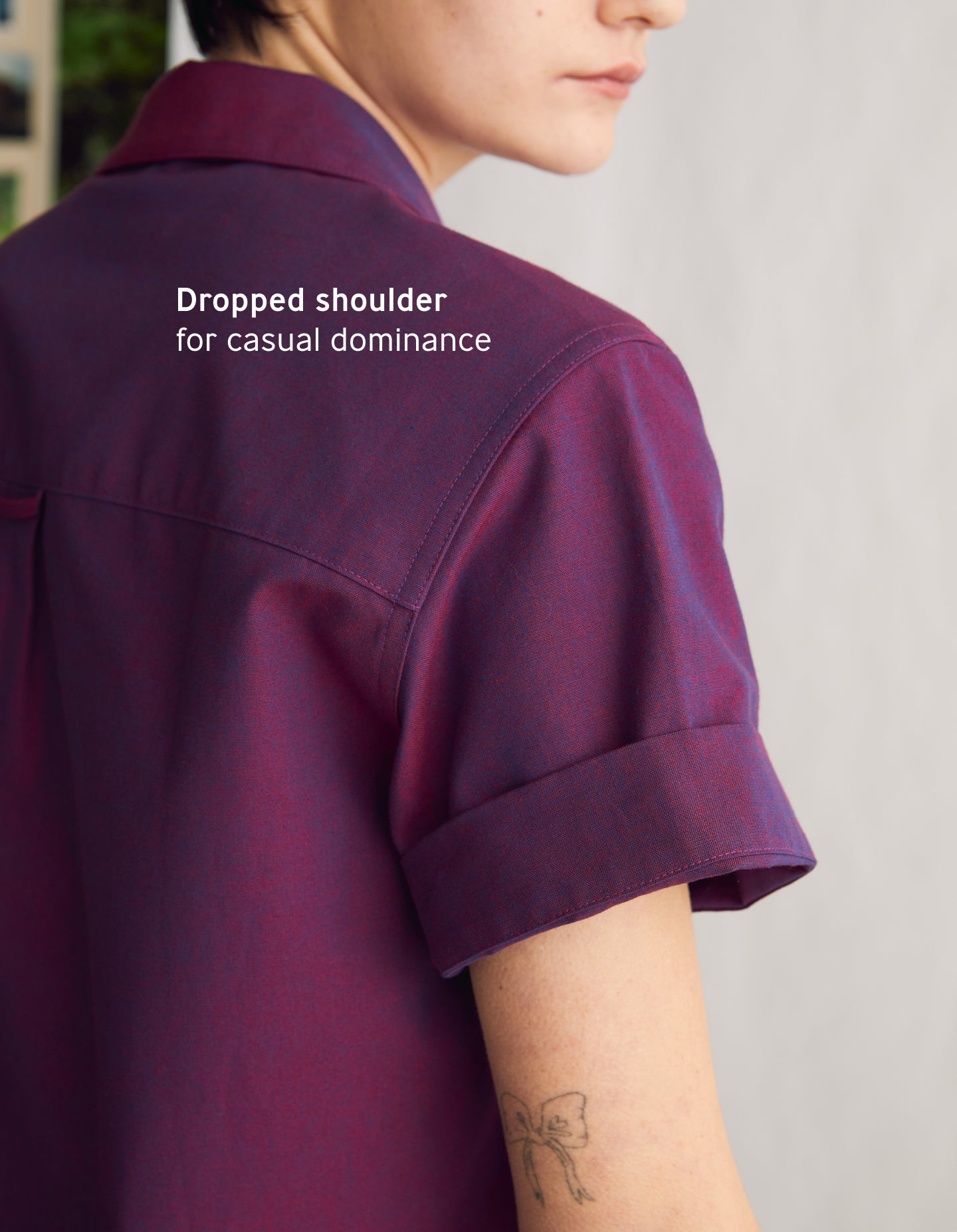 The Studio Shirt (Potion Purple Cotton)