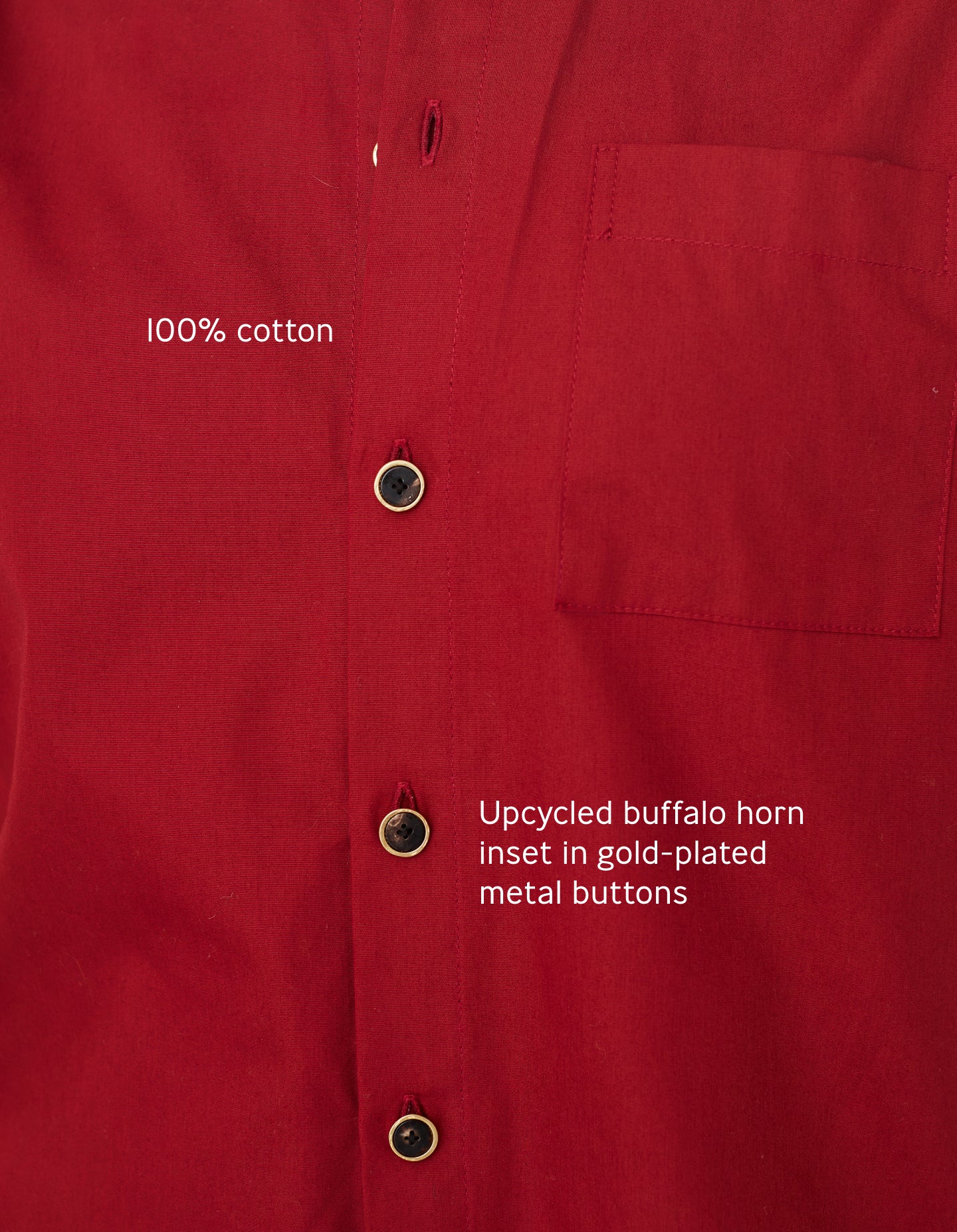 The New Oxford (Period Red Cotton)