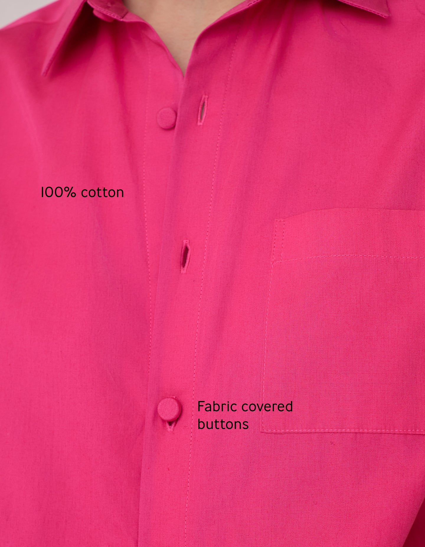 The Short Sleeve Oxford (Pickled Pink Cotton)