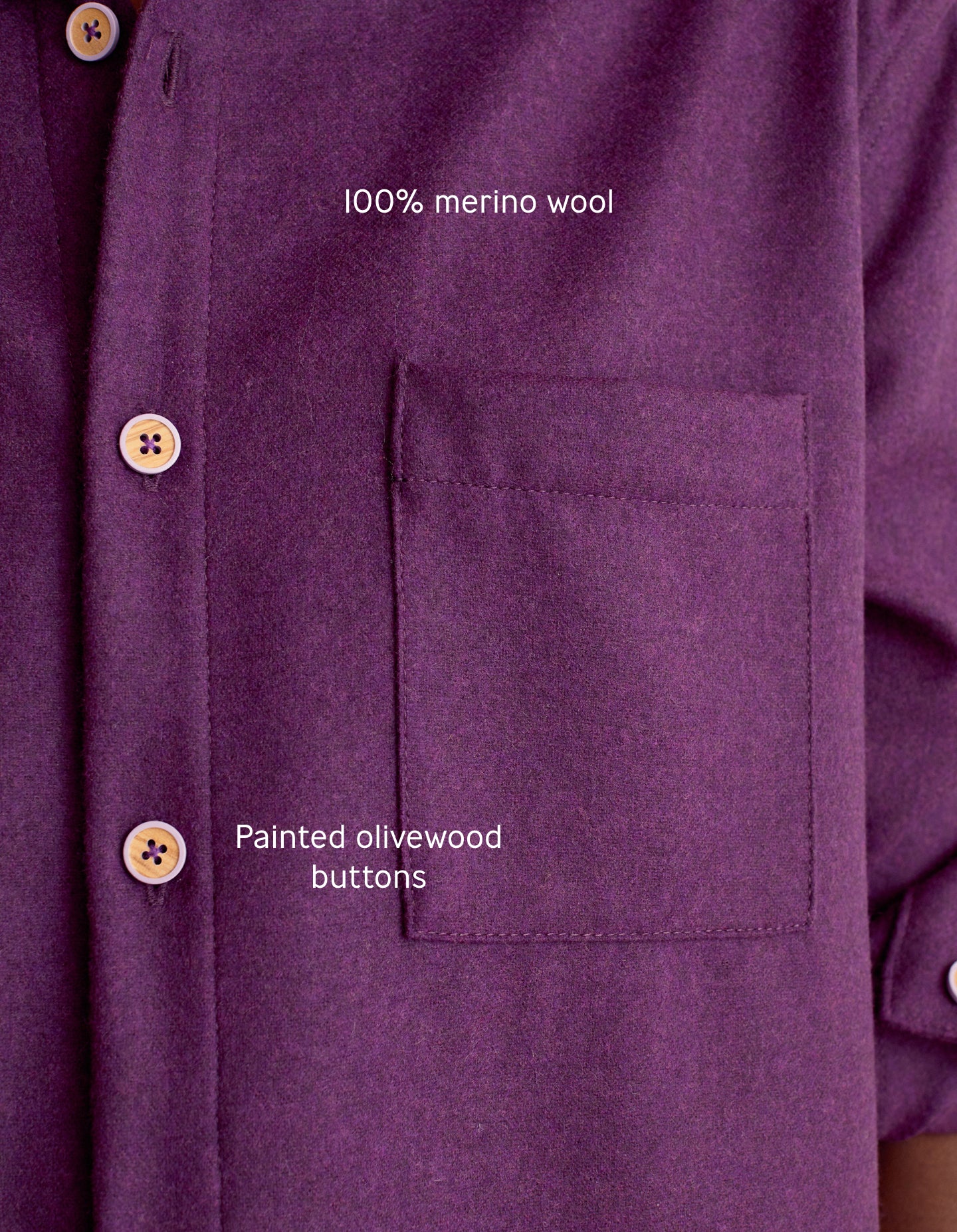 The New Oxford (Big Purple Merino Wool)