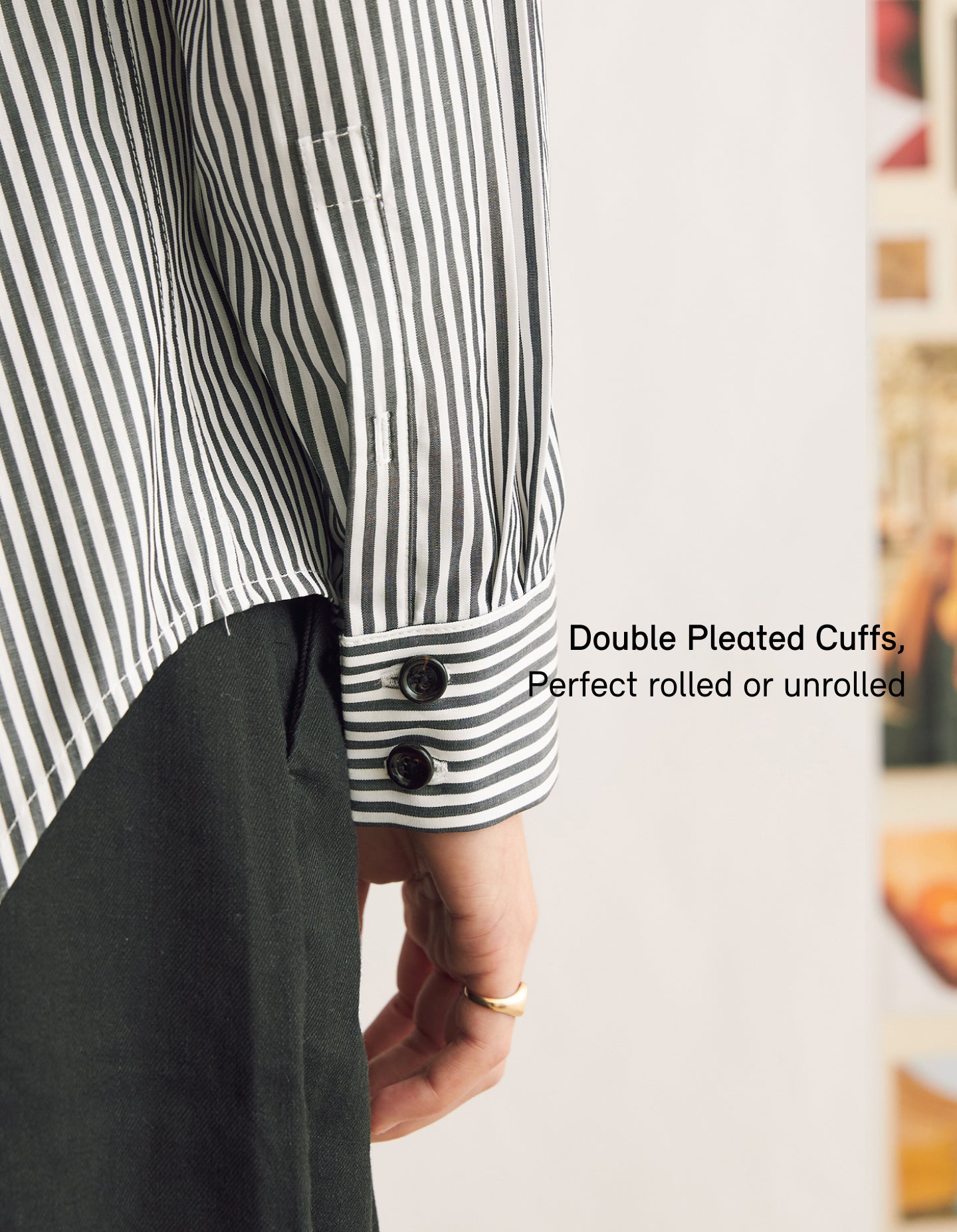 The New Oxford (Straight Edge Stripe Cotton)