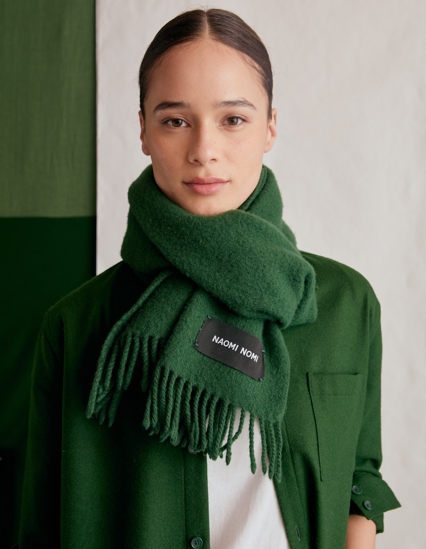 The Wool Scarf (Exacting Green Mongolian Wool)