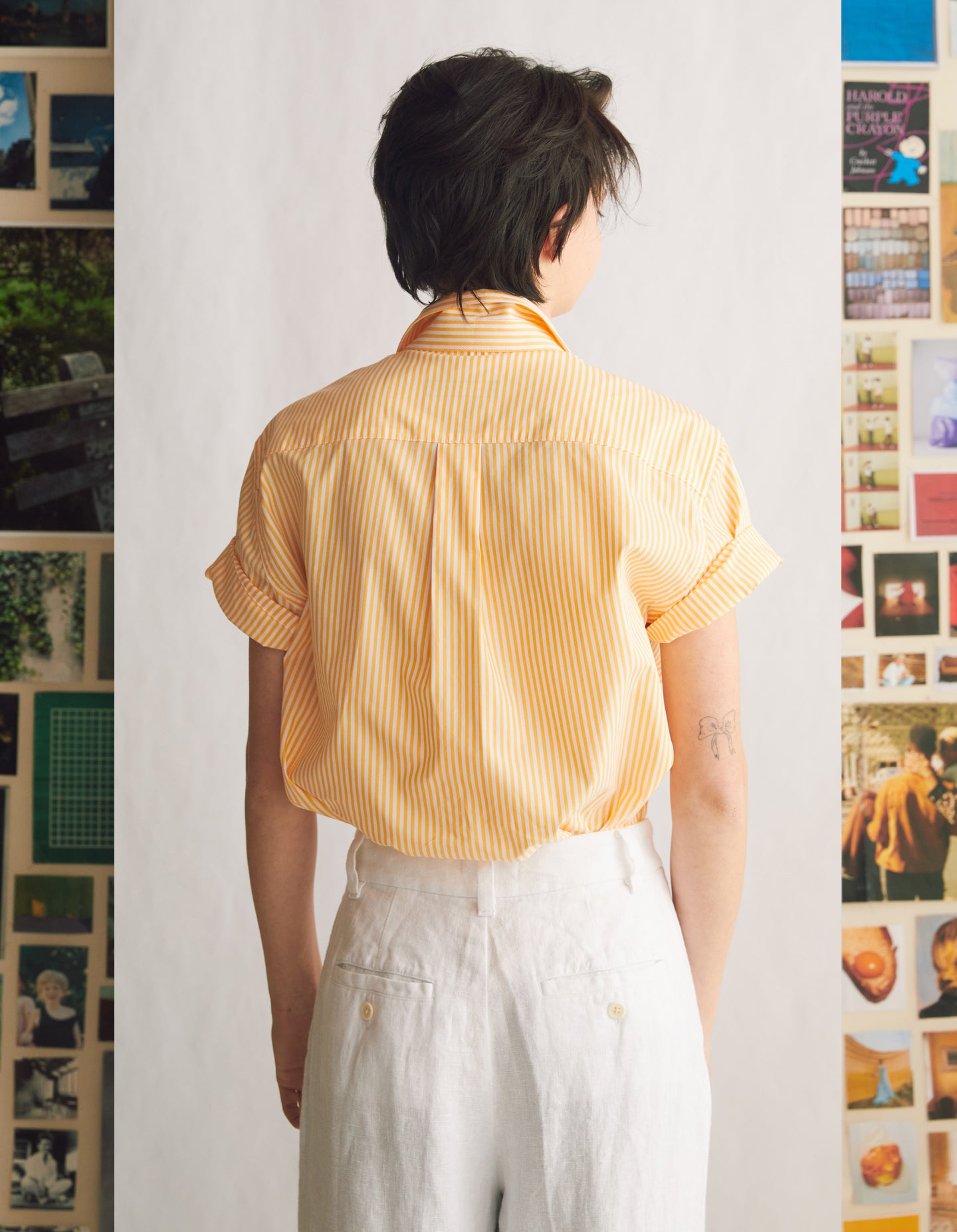 Short Sleeve Oxford (Summer Job Stripe Cotton)