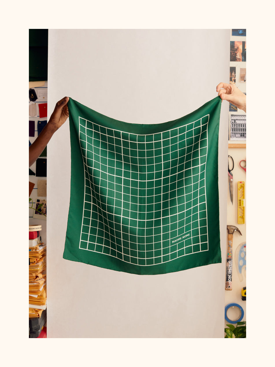 Static PLP Image: Green Cutting Mat Scarf
