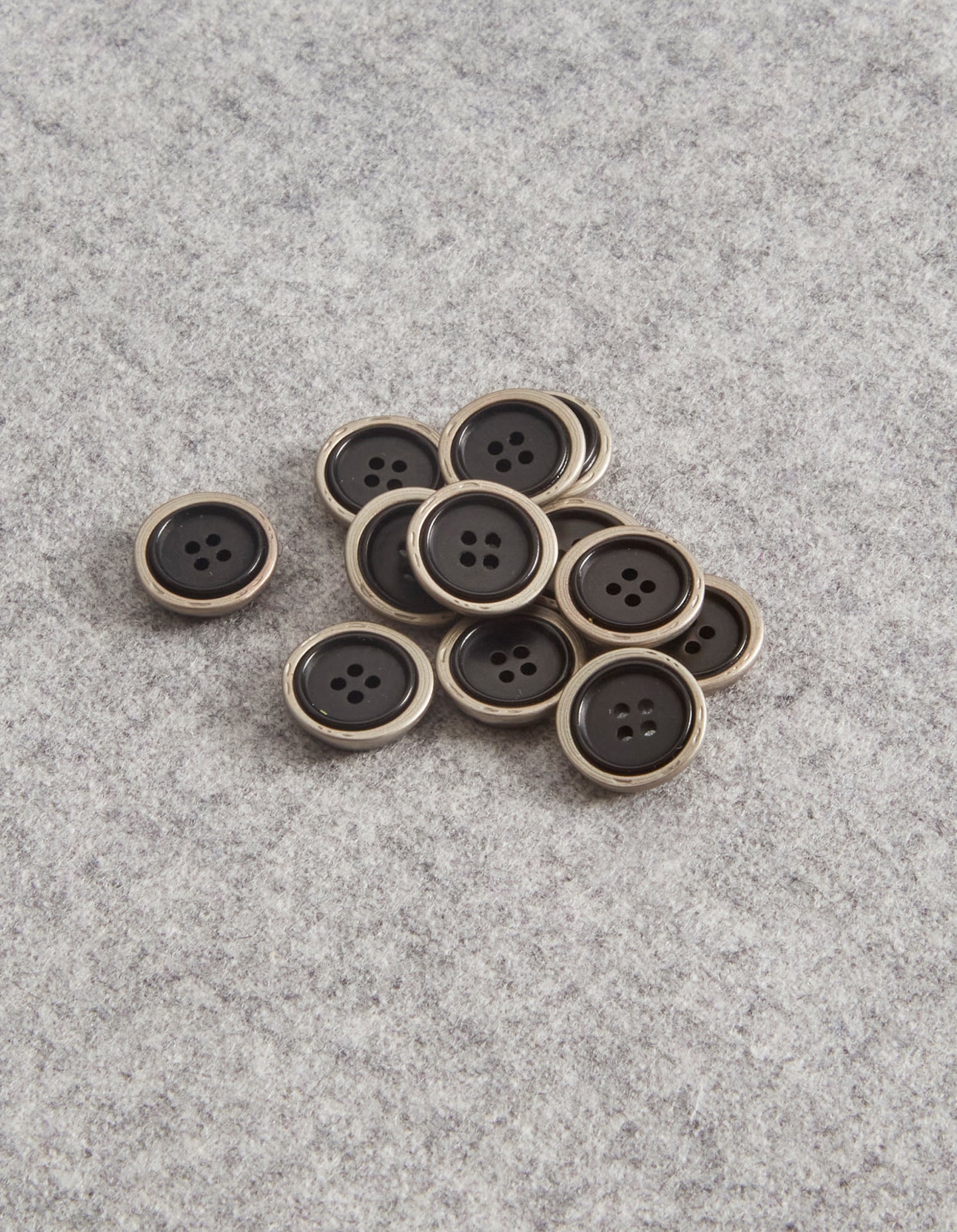 Special Silver Metal & Corozo (Buttons)