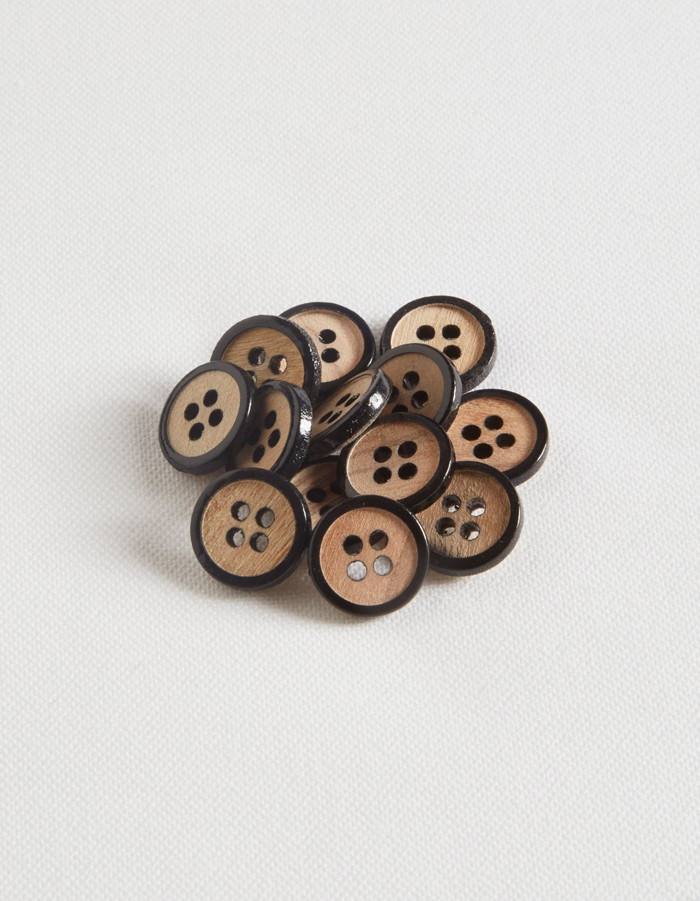 Black Painted Olivewood (Buttons)